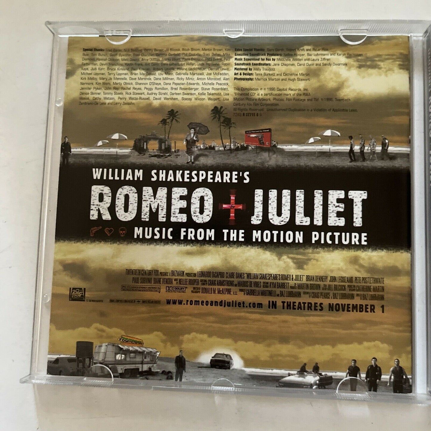 William Shakespeare's Romeo + Juliet (Music From The Motion Picture) CD 1996