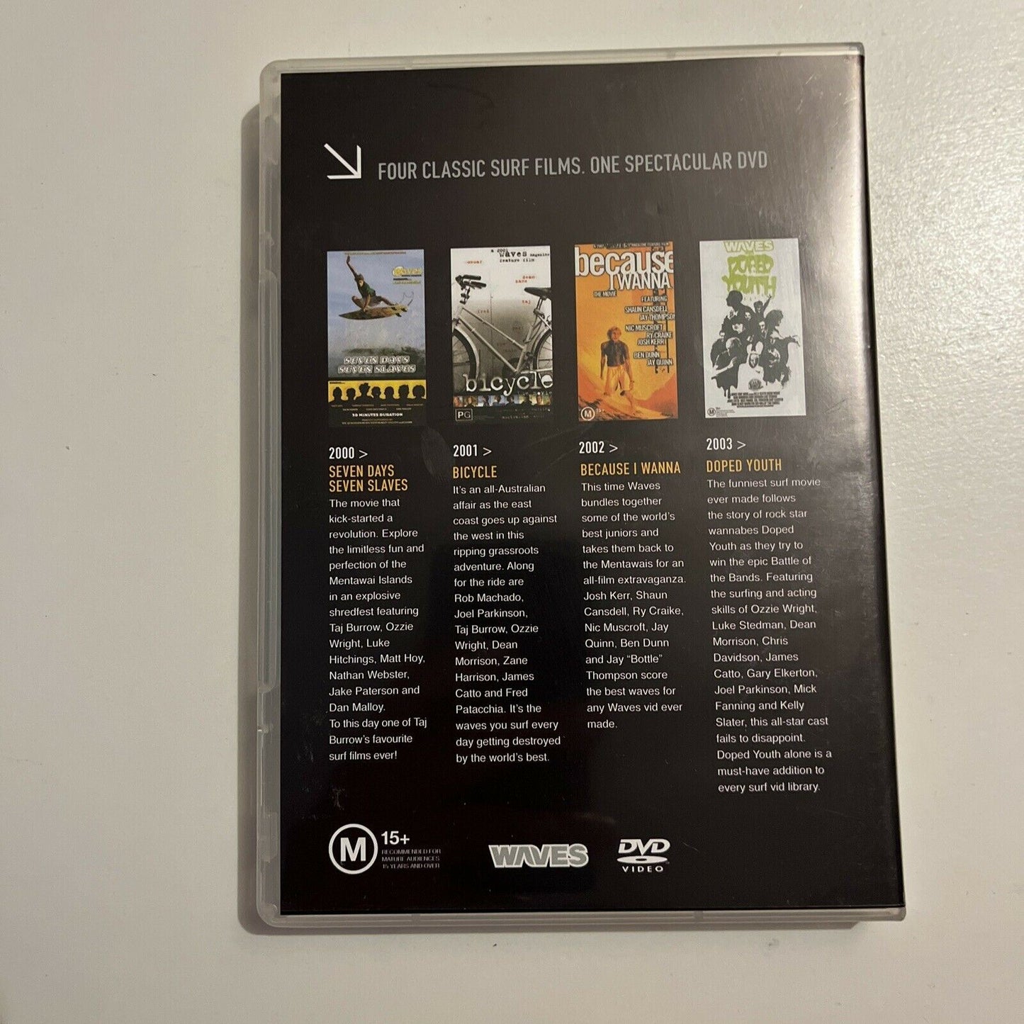 Waves: The Collection - 4 Classic Surf Films (DVD) All Regions