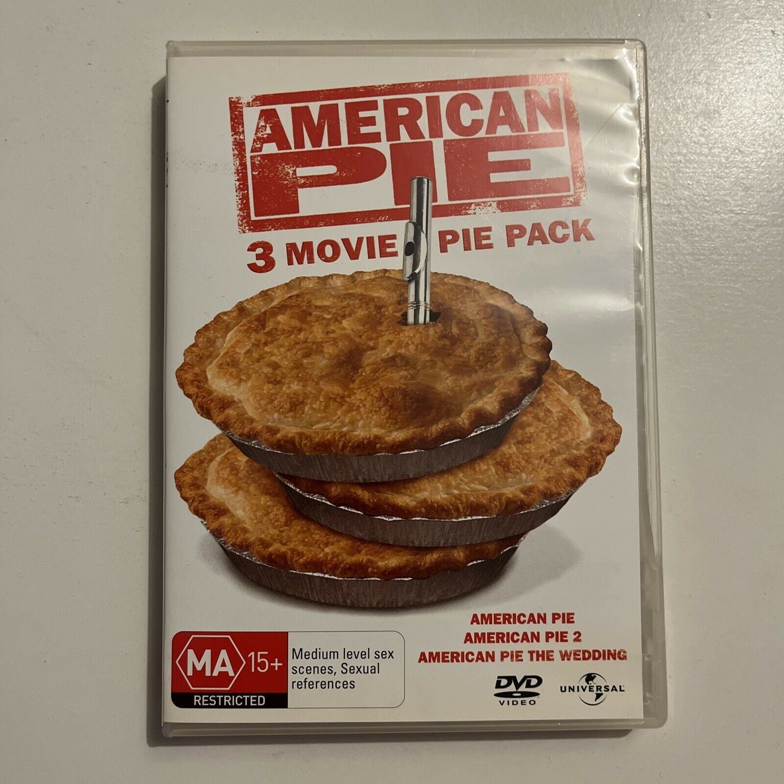 American Pie / American Pie 2 / American Pie The Wedding (DVD, 2008, 3 –  Retro Unit