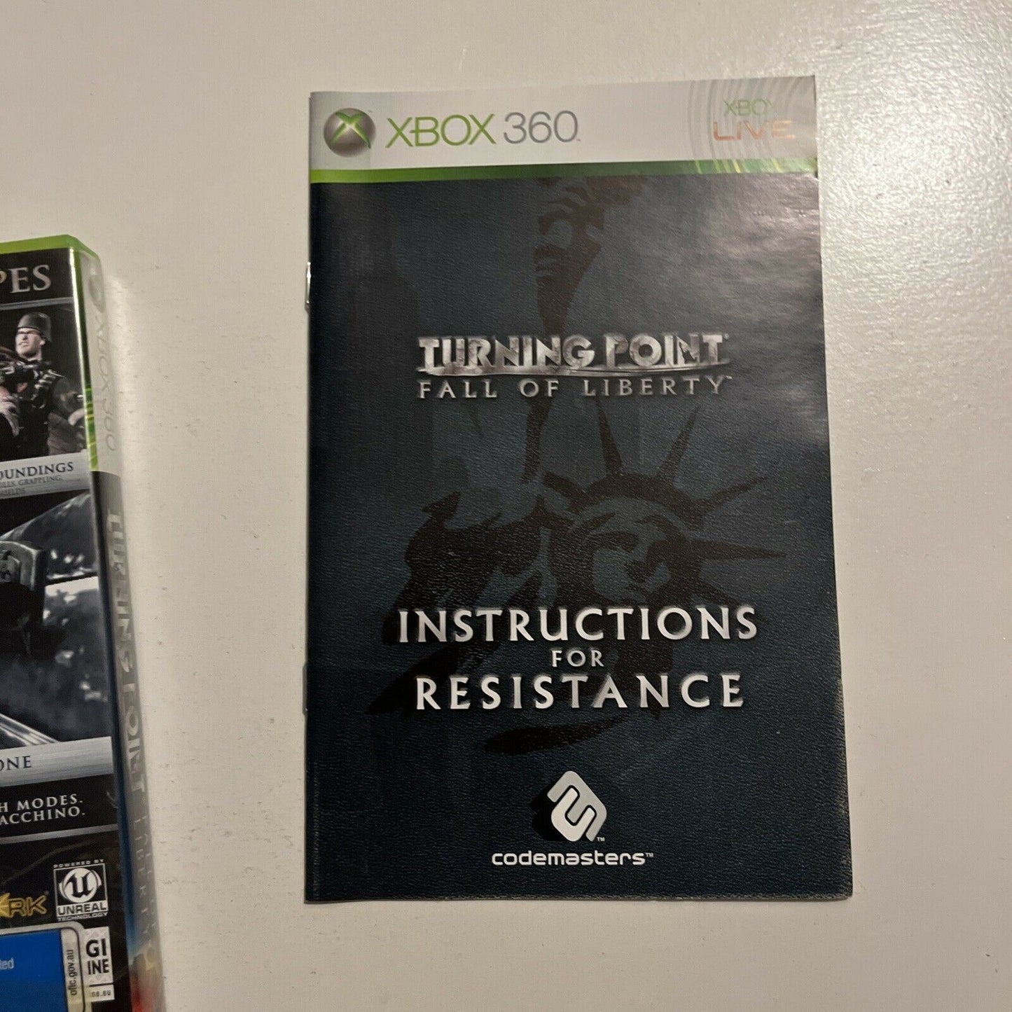 Turning Point: Fall of Liberty - Xbox 360 Including Manual PAL