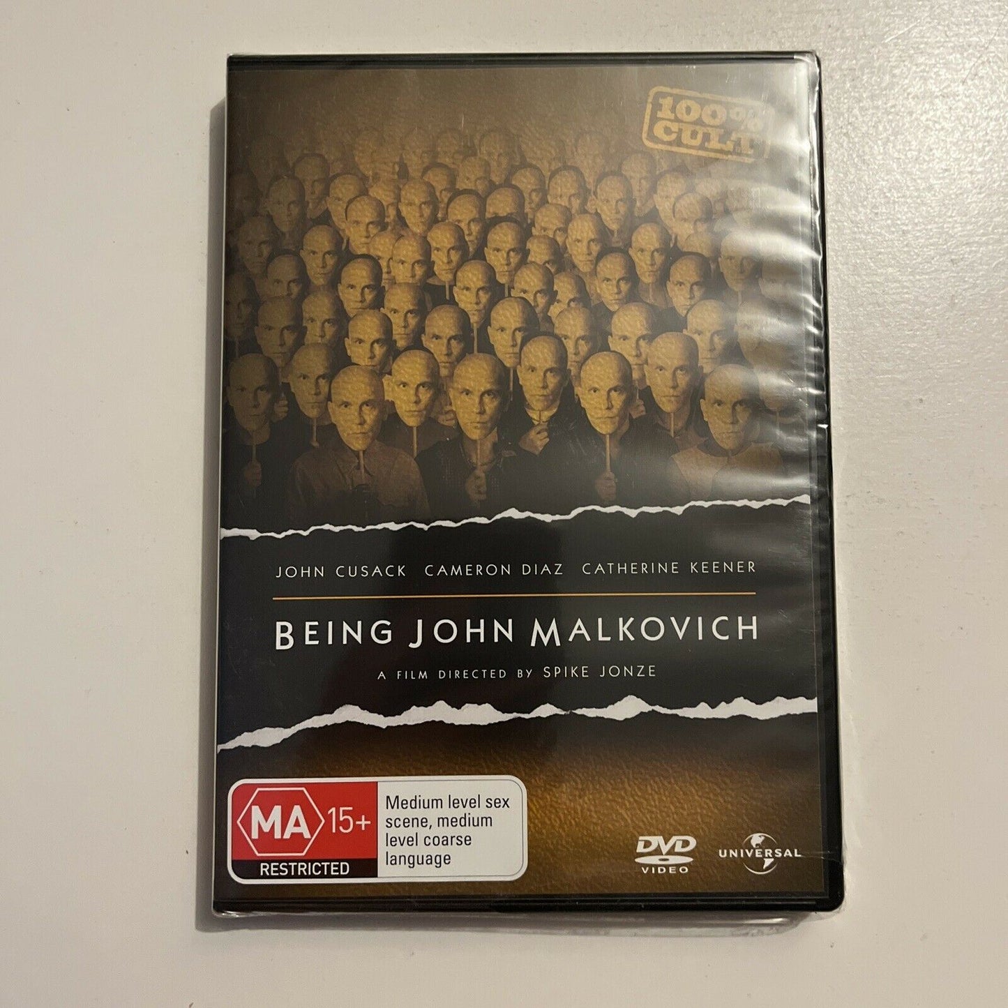 *New Sealed* Being John Malkovich (DVD, 1999) John Cusack, Cameron Diaz Region 4
