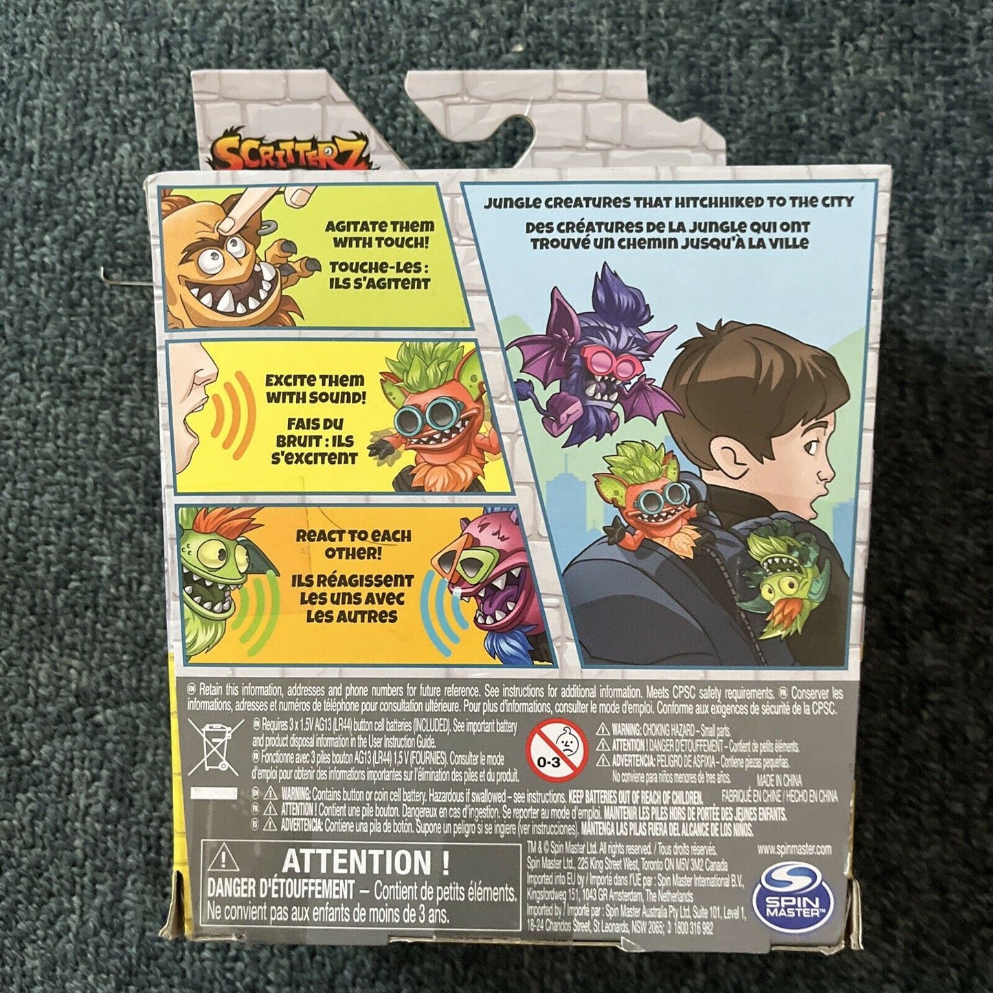 *Brand New* Interactive Toy Scritterz Bonoboz