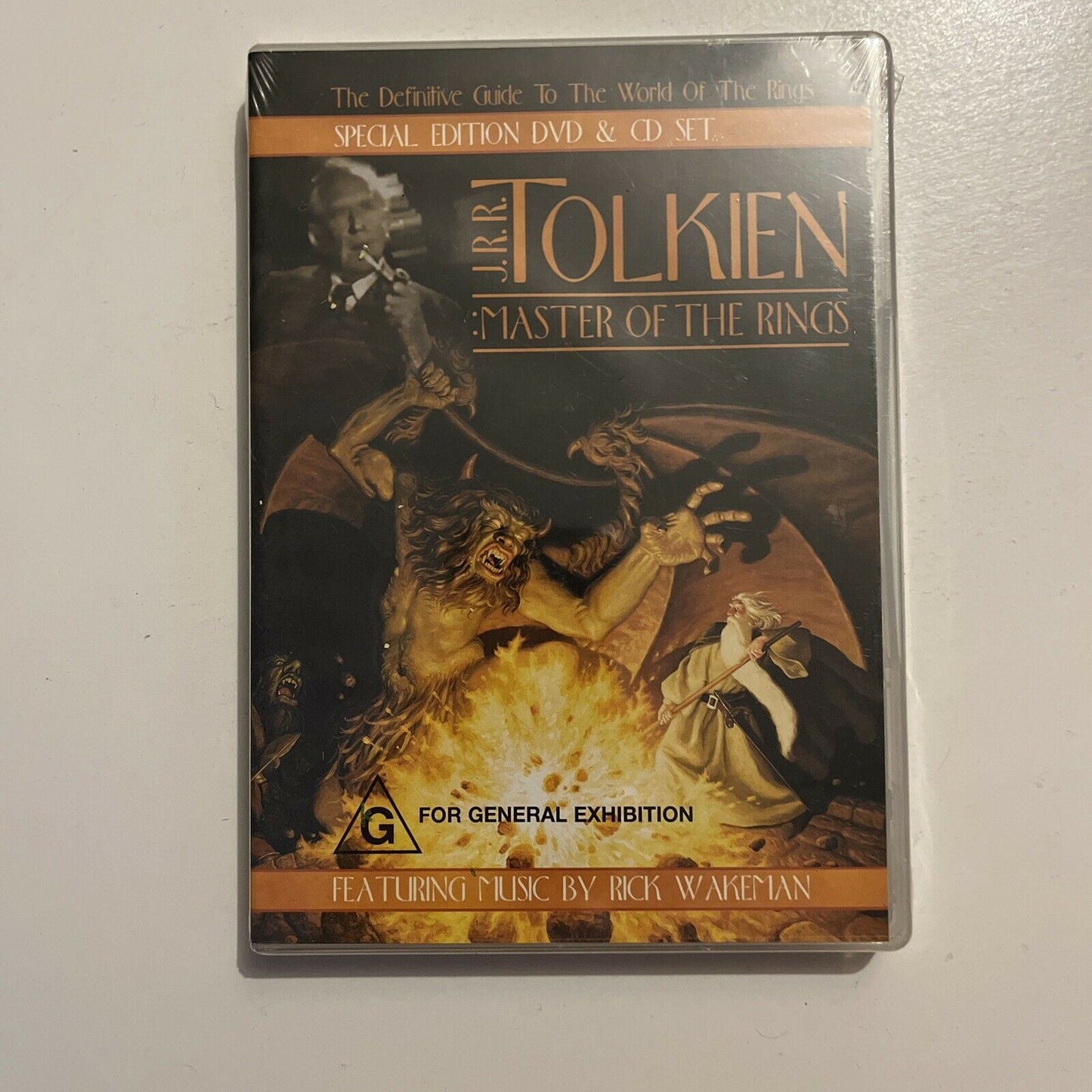 *New Sealed* J.R.R. Tolkien: Master Of The Rings (DVD + CD, 2001) All Regions