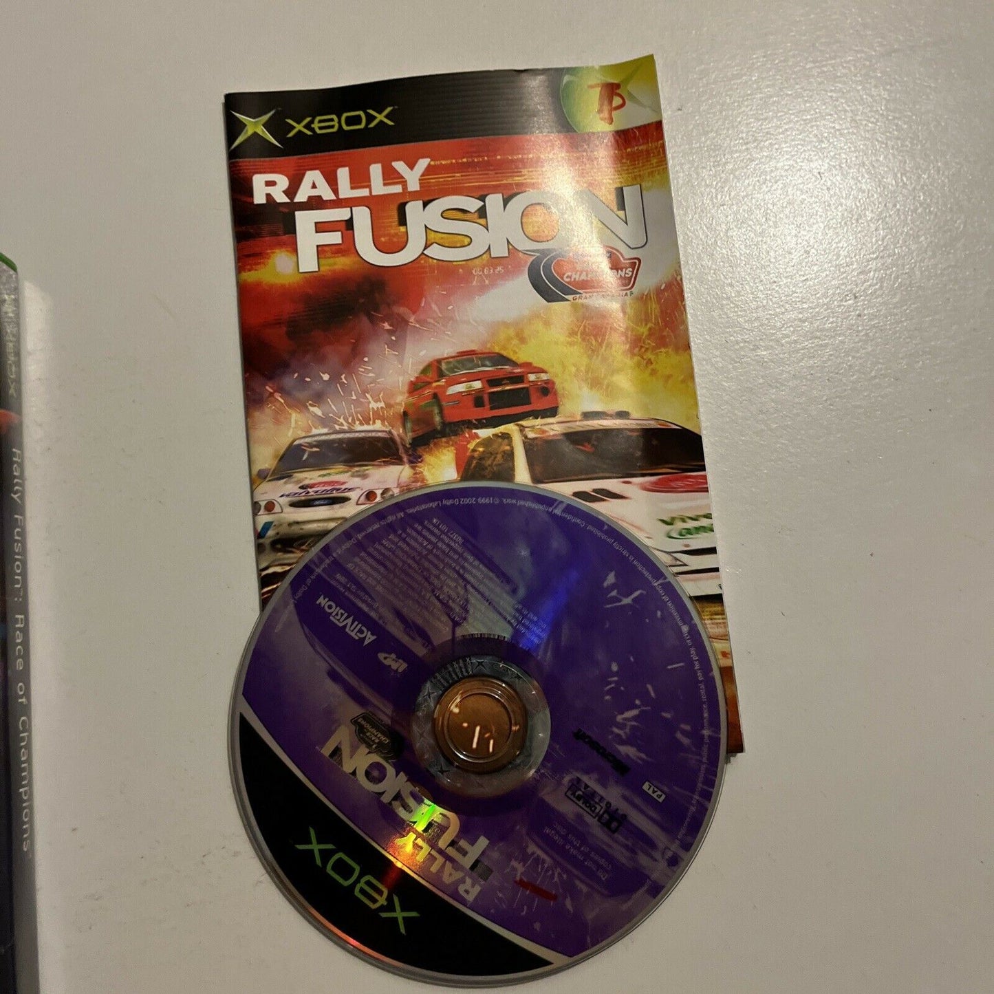 Rally Fusion: Race of Champions - Microsoft Xbox Original PAL Game With Manual