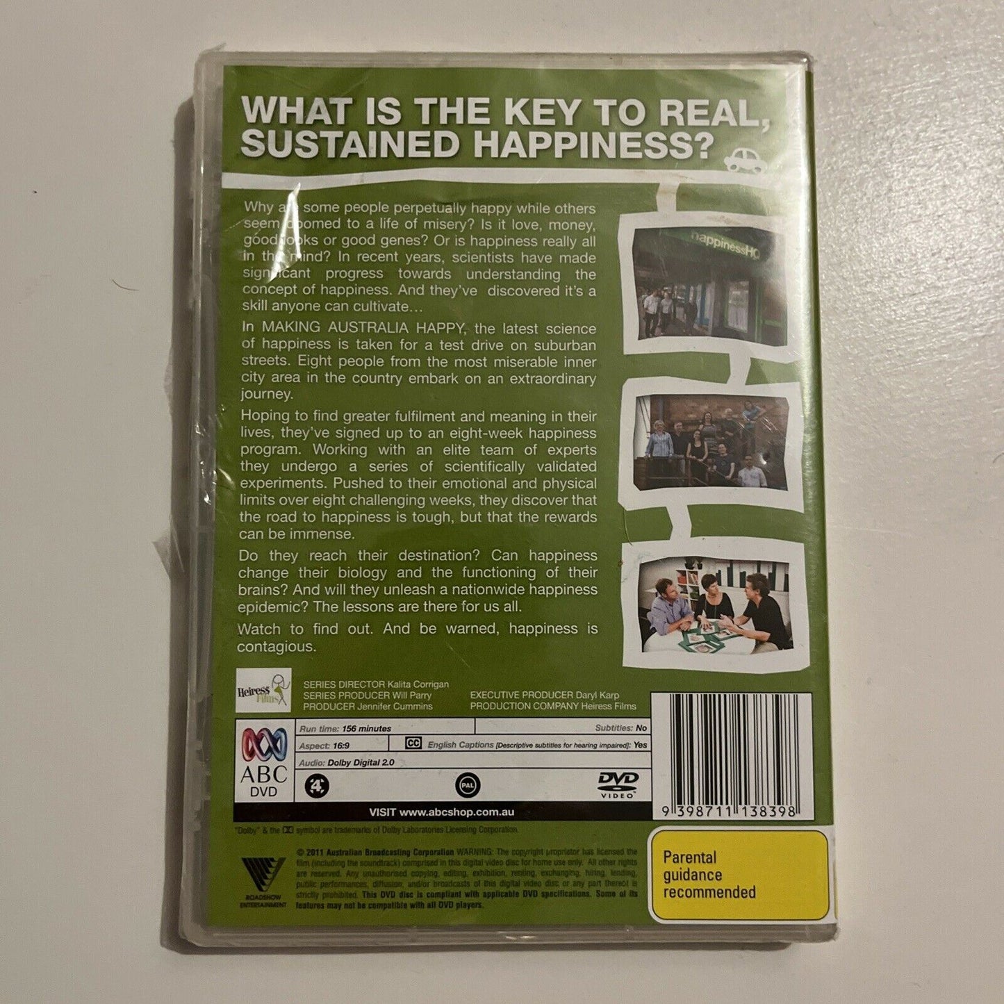 *New Sealed* Making Australia Happy - 8 Steps to Happiness (DVD, 2011) Region 4