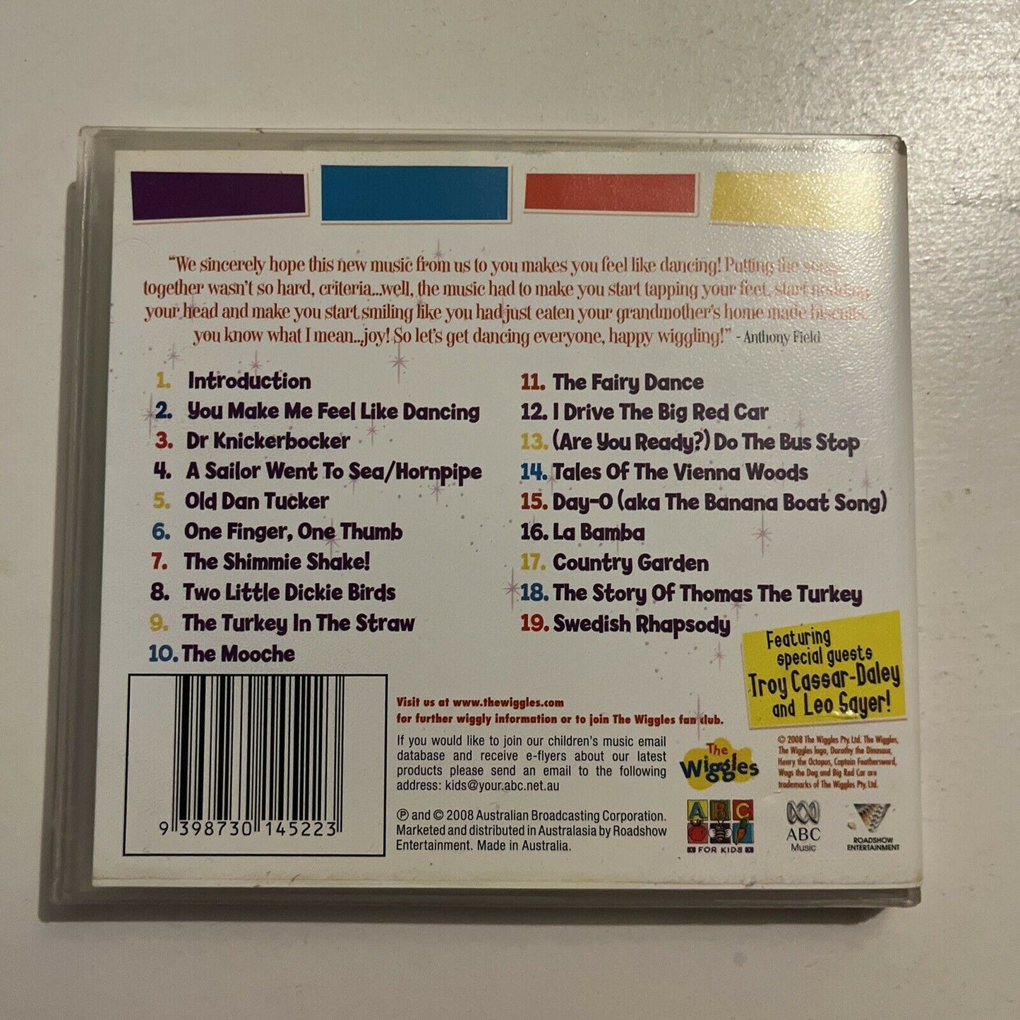 The Wiggles - You Make Me Feel Like Dancing (CD, 2008) Album