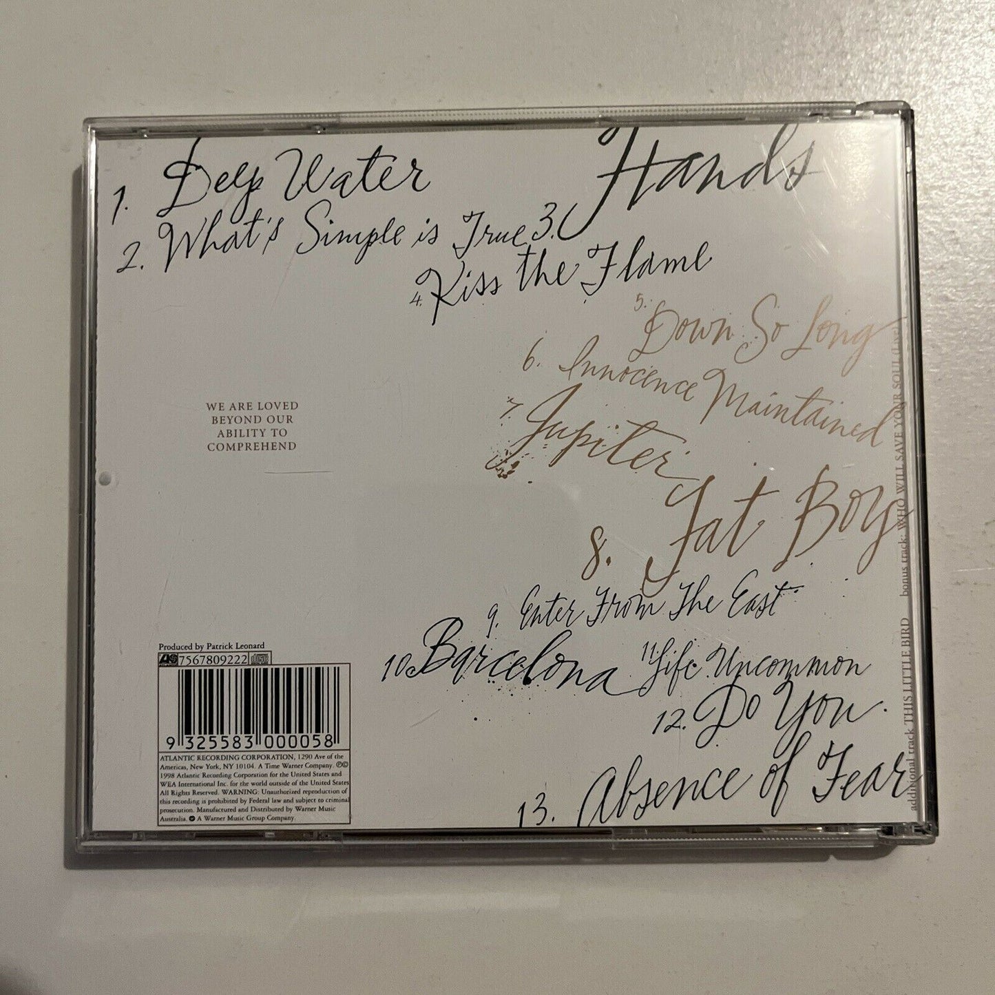 Jewel - Spirit (Exclusive Australasian Edition) CD 1998 Who Will Save Your Soul