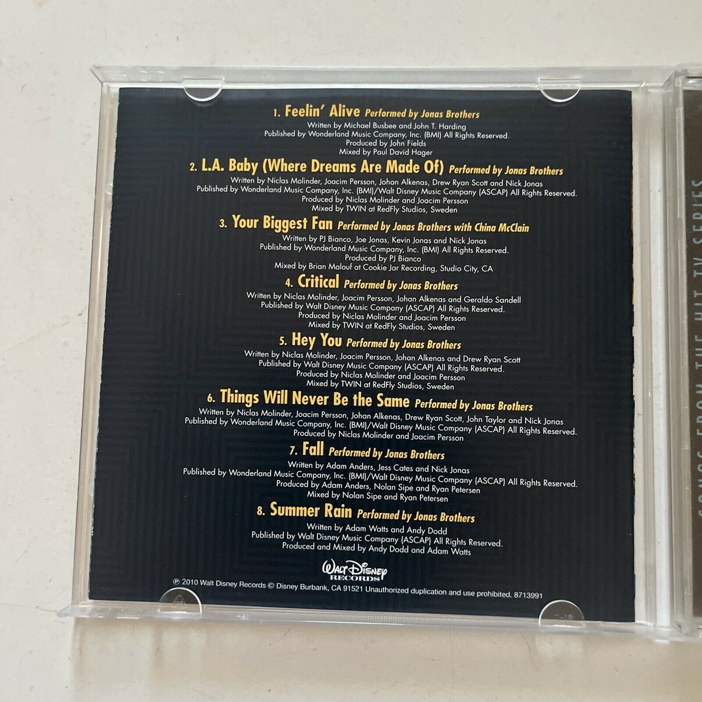 Jonas Brothers - Jonas L.A - Music From The TV Series (CD, 2010)
