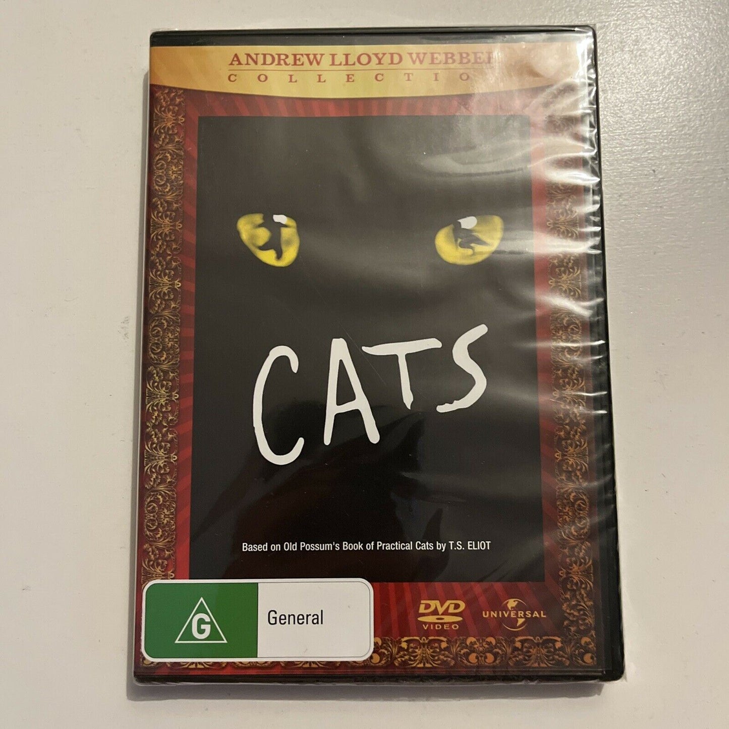 *New Sealed* Andrew Lloyd Webber: Cats (DVD, 1998) Susie Mckenna Region 4&2