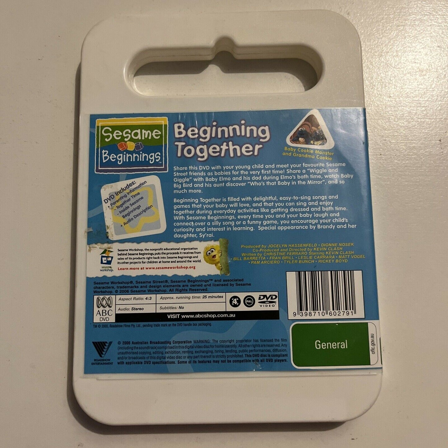 Sesame Street: Beginning Together For 6 Months & Up (DVD, 2006) Region 4
