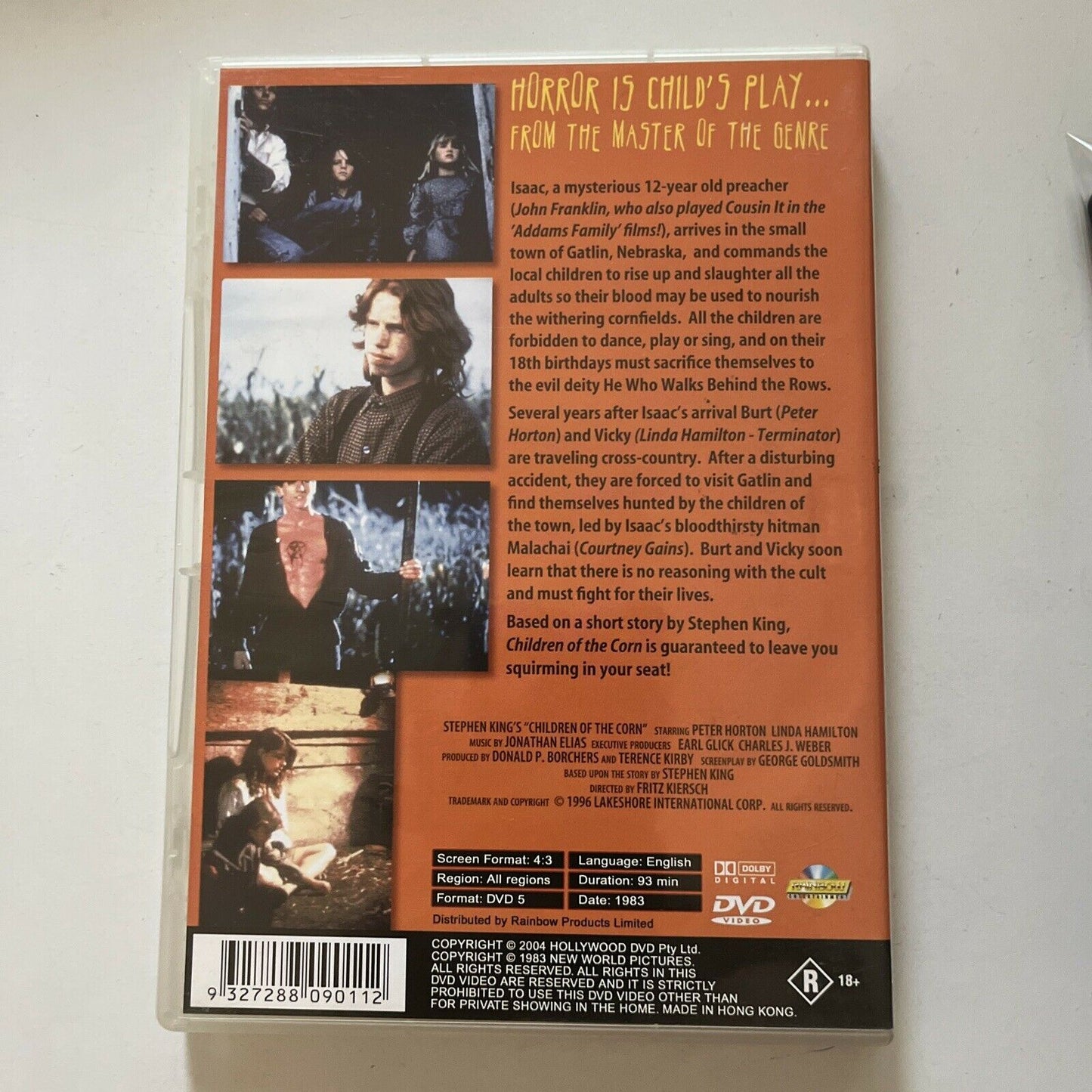 Children Of The Corn (DVD, 1983) John Franklin, Linda Hamilton All Regions