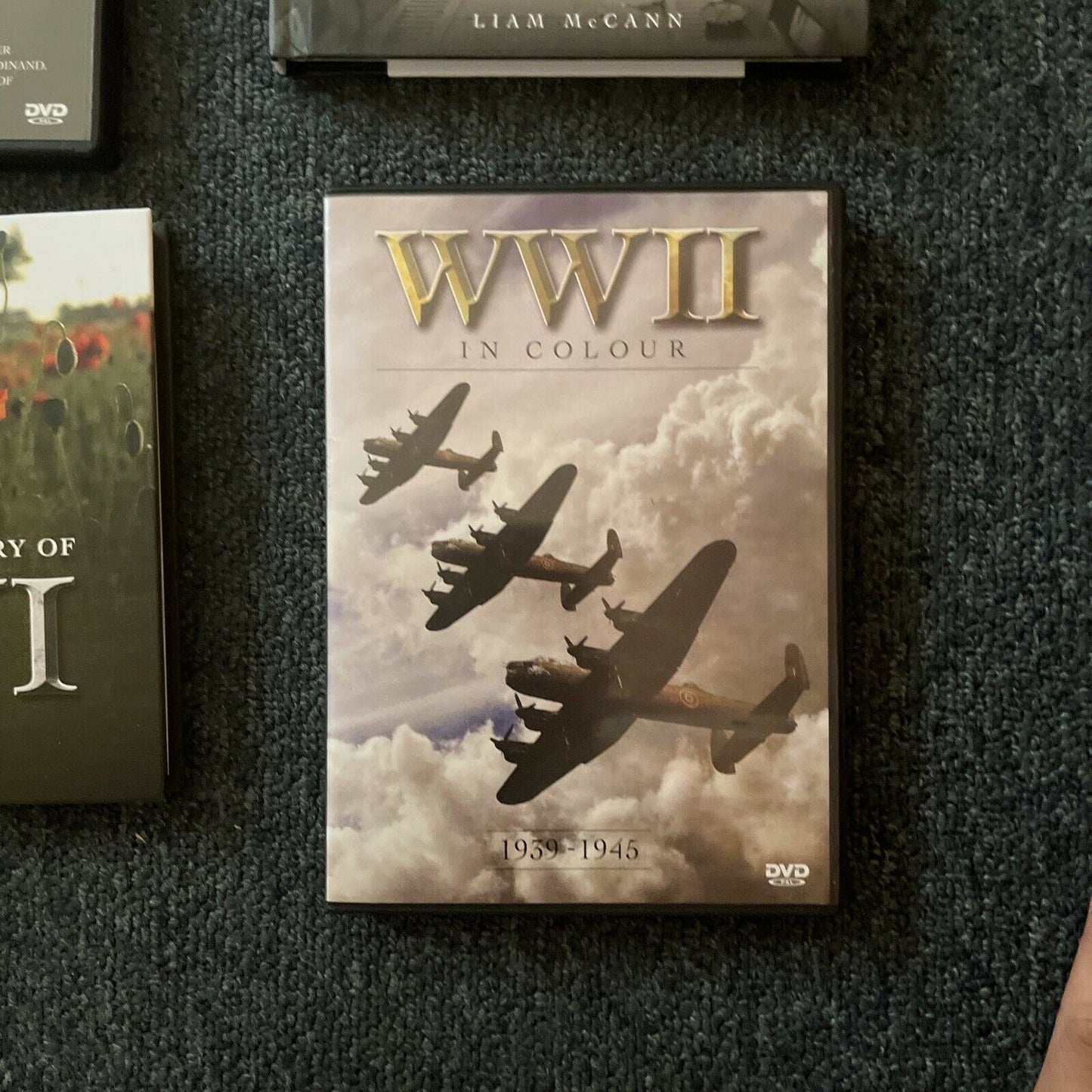 3x Book & DVD Commemoration: Spitfire / WWI / WWII In Colour