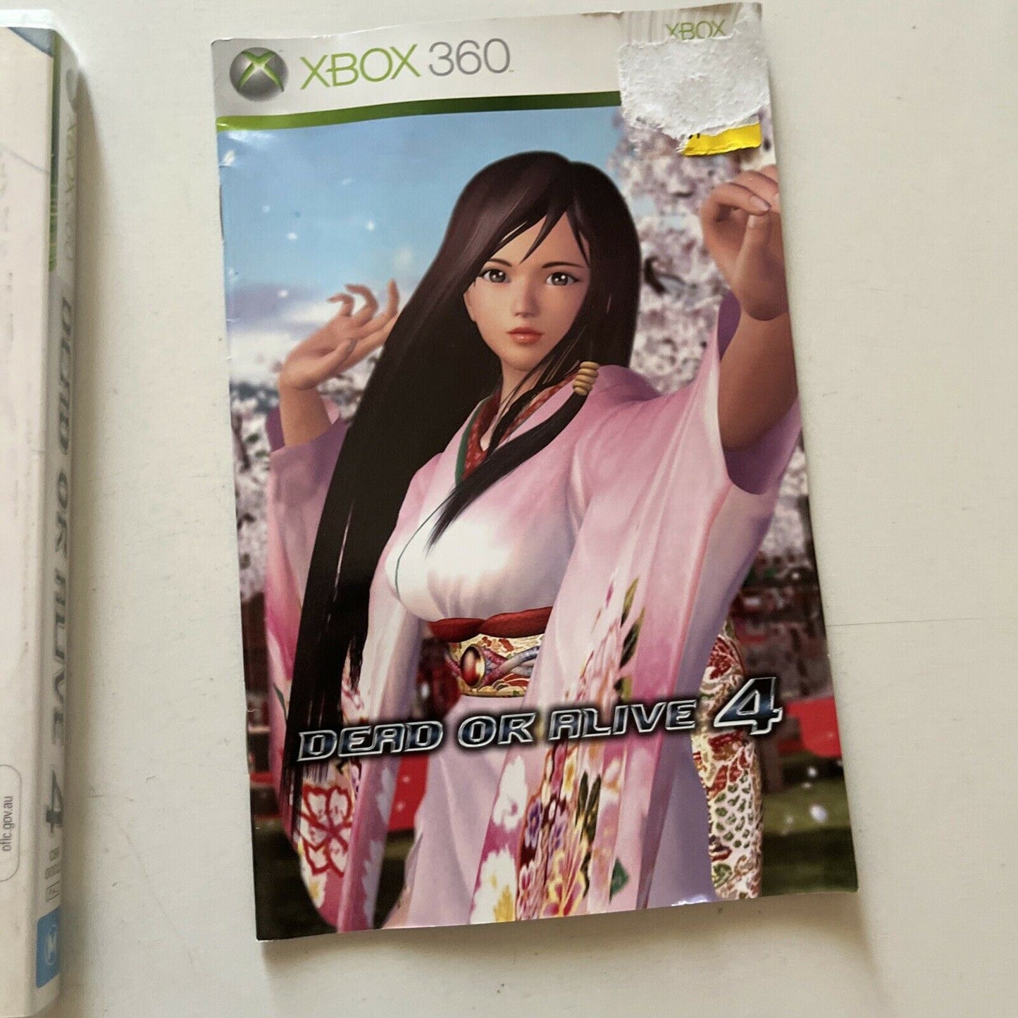 Dead Or Alive 4 - Microsoft Xbox 360 PAL Game with Manual