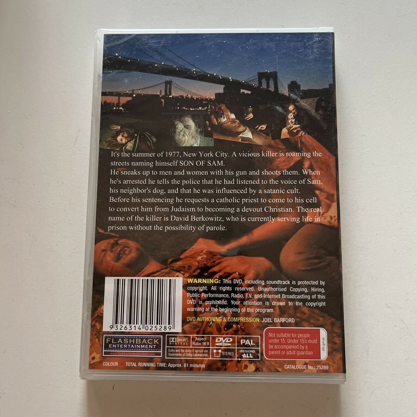 *New Sealed* Son of Sam (DVD, 2008) Yogi Joshi, Elissa Dowling. All Regions