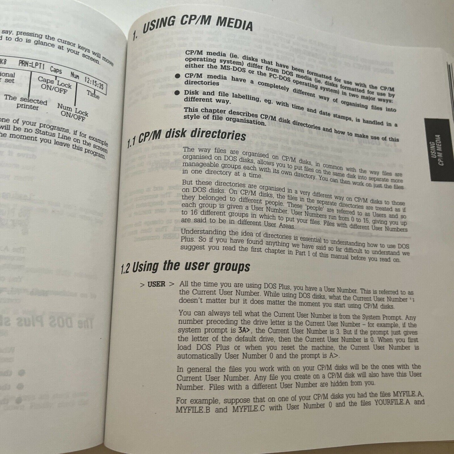 Amstrad PC1512 Personal Computer User Instructions - Book 1 1986