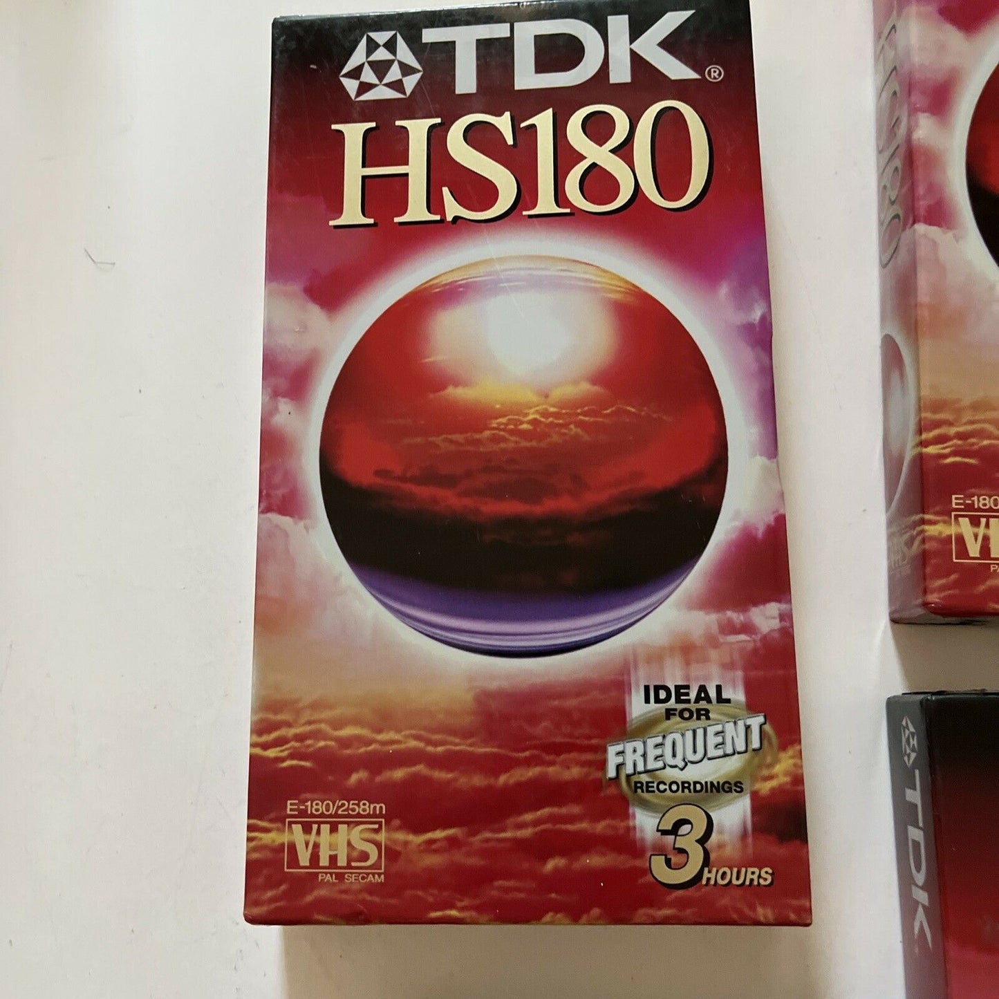 *New Sealed* 4x TDK HS180 Blank VHS Videocassette Tape