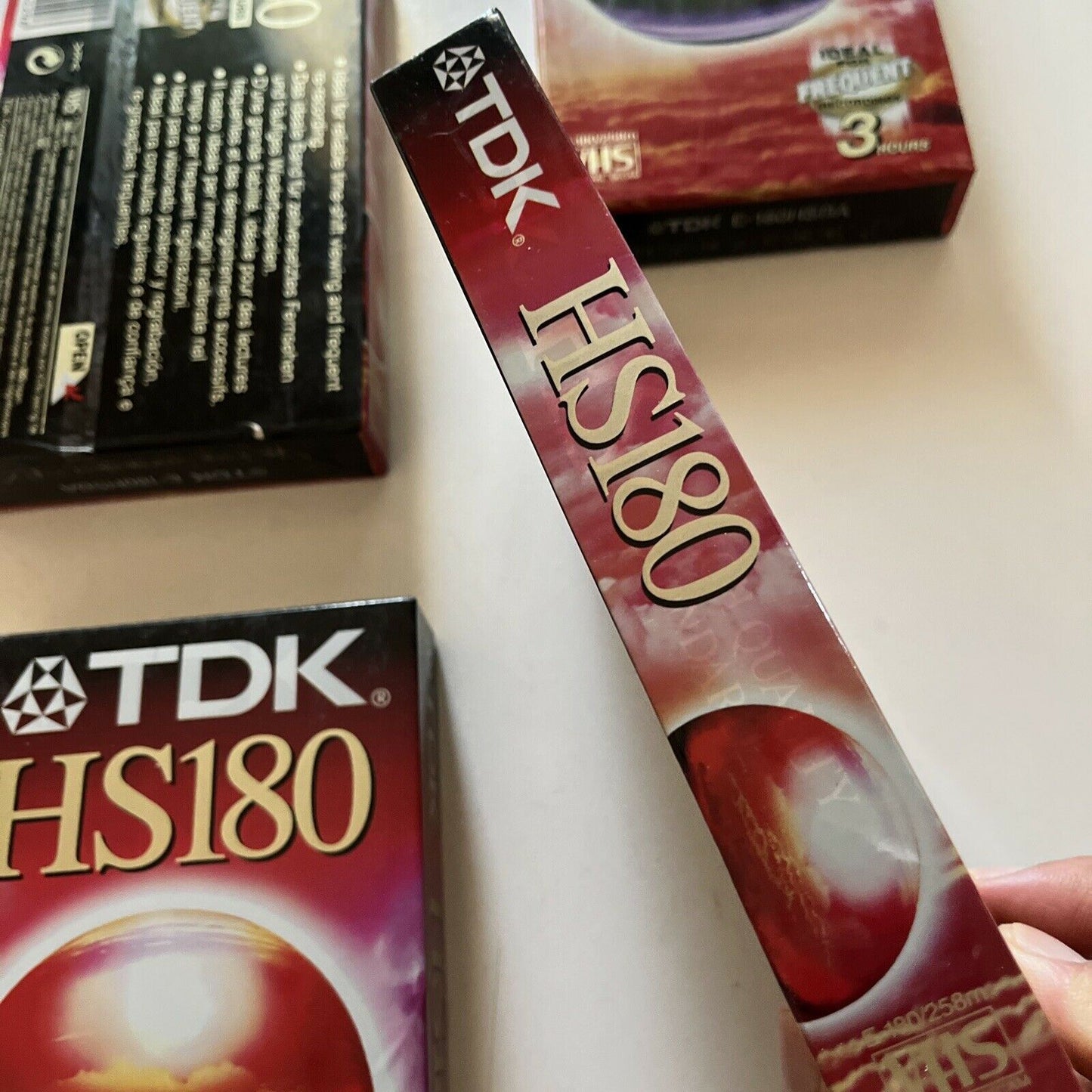 *New Sealed* 4x TDK HS180 Blank VHS Videocassette Tape