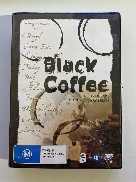 *New Sealed* Black Coffee  (DVD, 2005) Documentary. Region 4