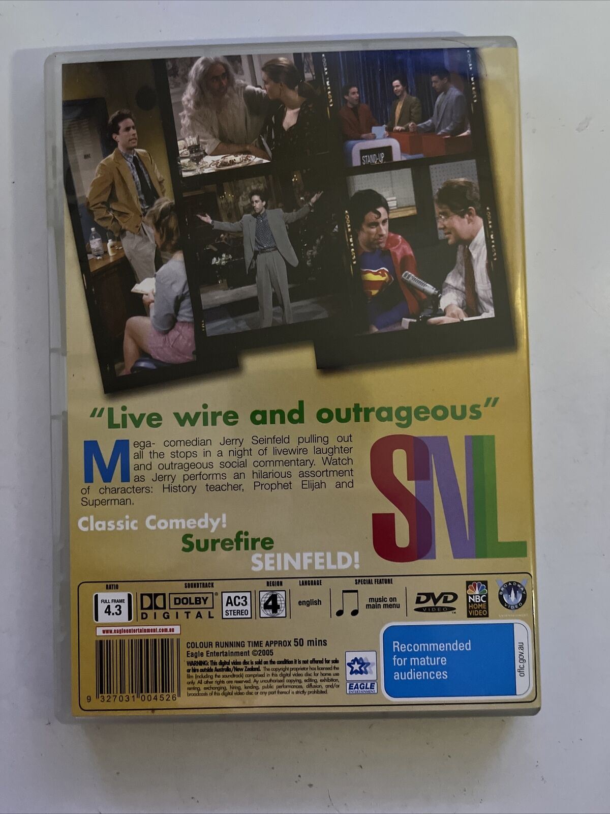 Best Of Saturday Night Live - Chris Farley, Adam Sandler, Seinfeld - DVD Box Set