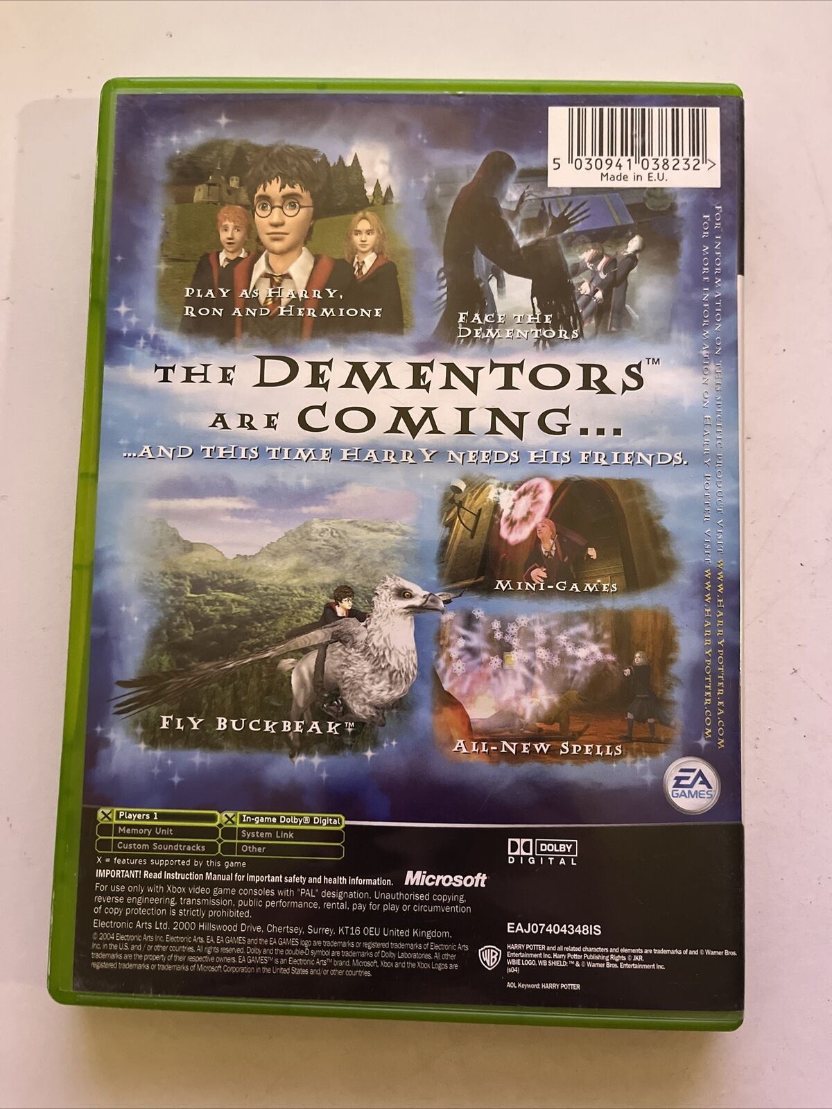 Harry Potter and the Prisoner of Azkaban - Microsoft Xbox Original Games PAL
