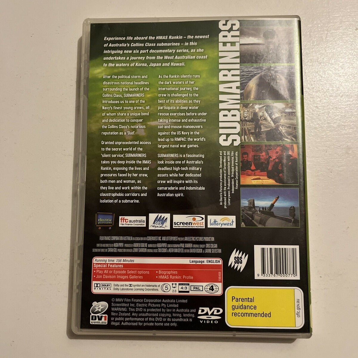 Submariners: Colin Class HMAS Rankin - Complete Series (DVD, 2005) Region 4