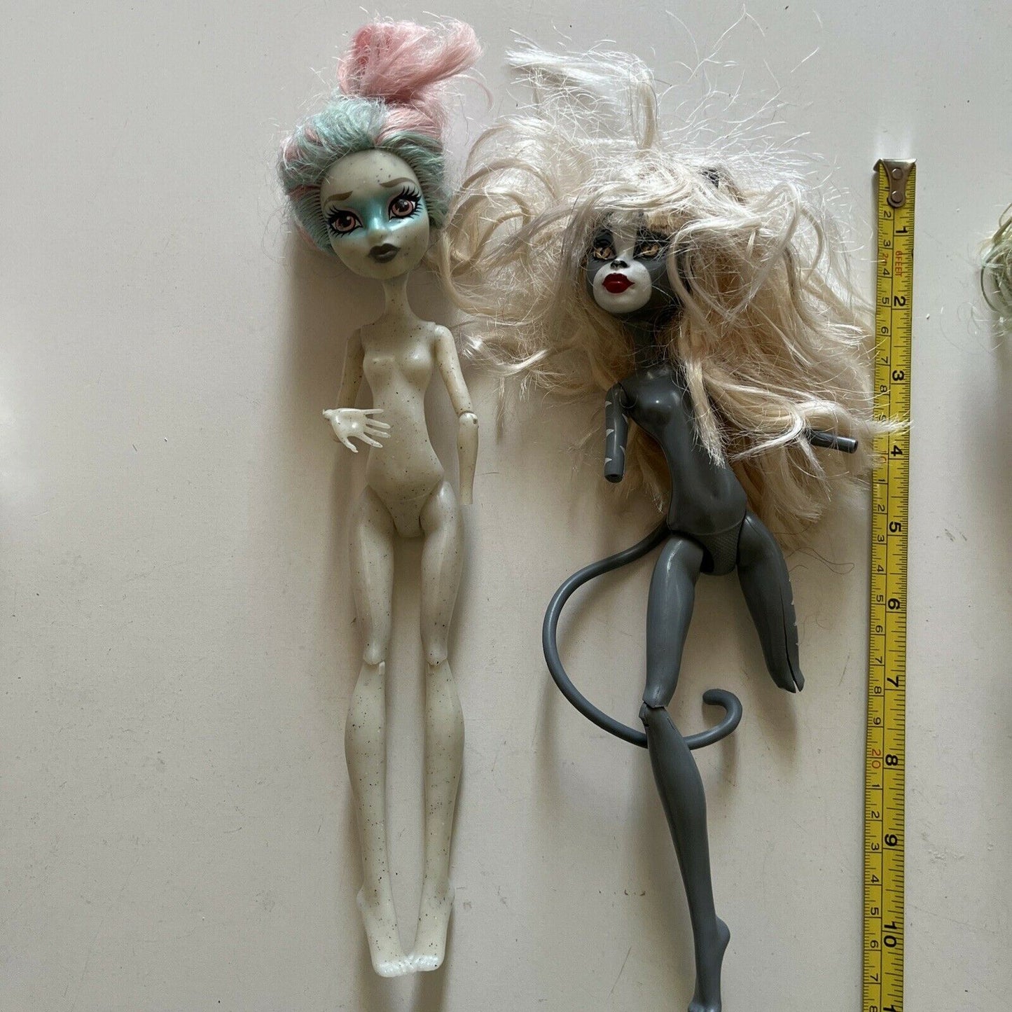 5x Monster High Dolls CLAWDEEN WOLF, Catrine Demew, Lagoona Blue, W *Parts Only*