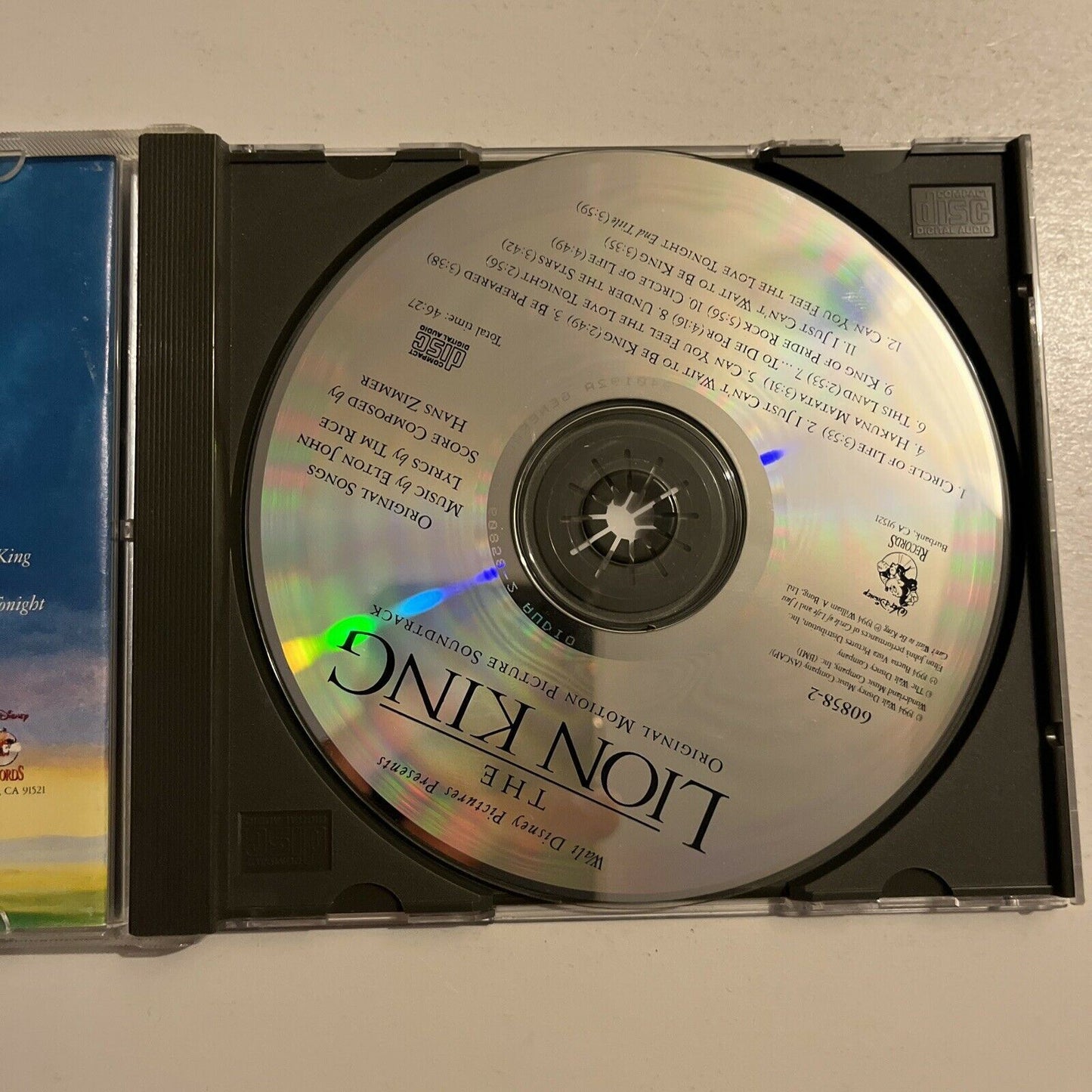 The Lion King - Original Motion Picture Soundtrack (CD, 1994)