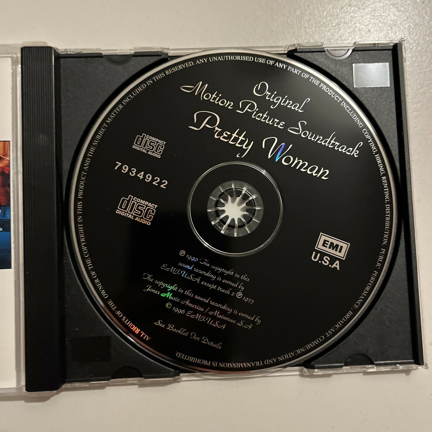 Pretty Woman - Original Motion Picture Soundtrack (CD, 1990)