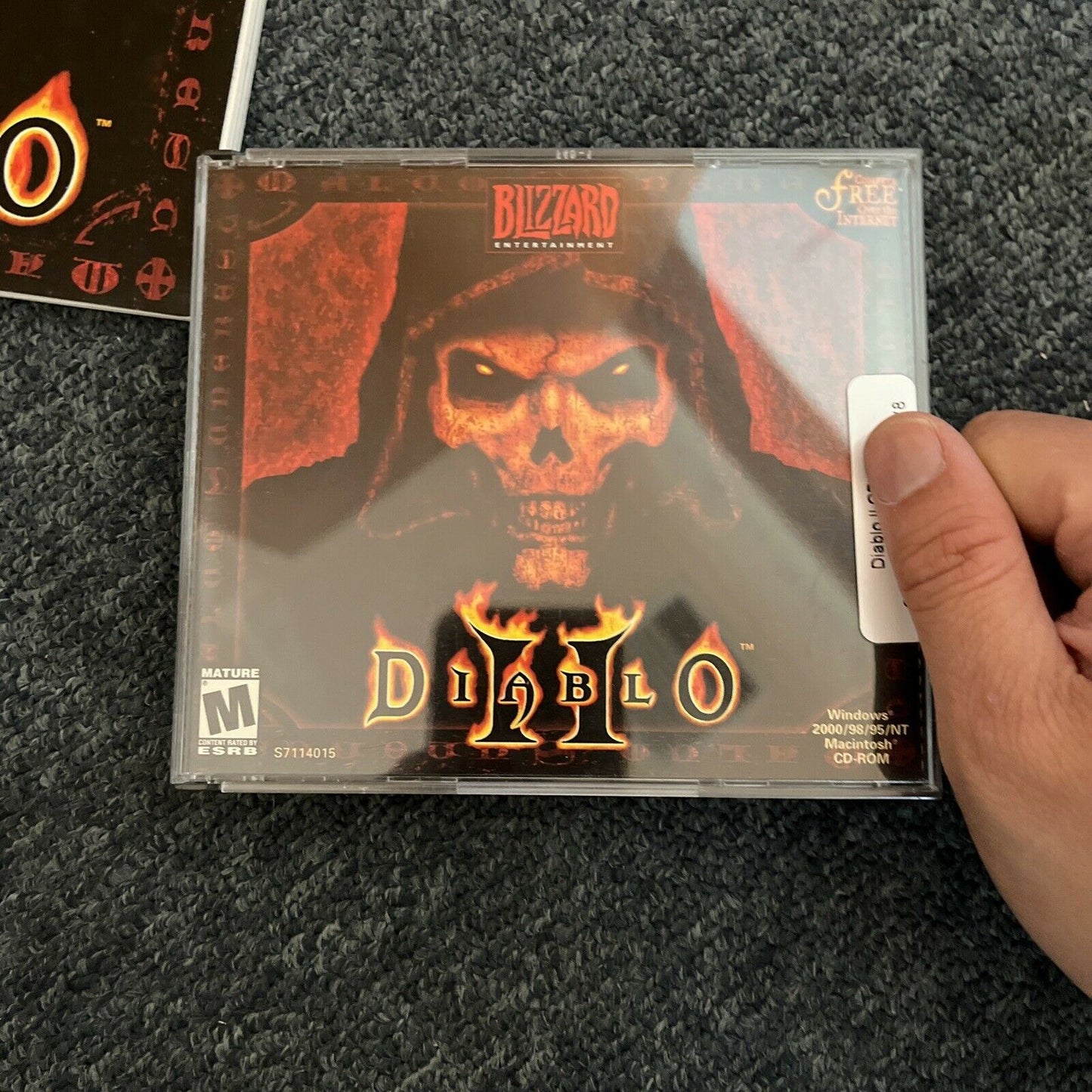 DIABLO 2 - Blizzard PC Box & Manual Game PC & Mac (CDROM, 2000)