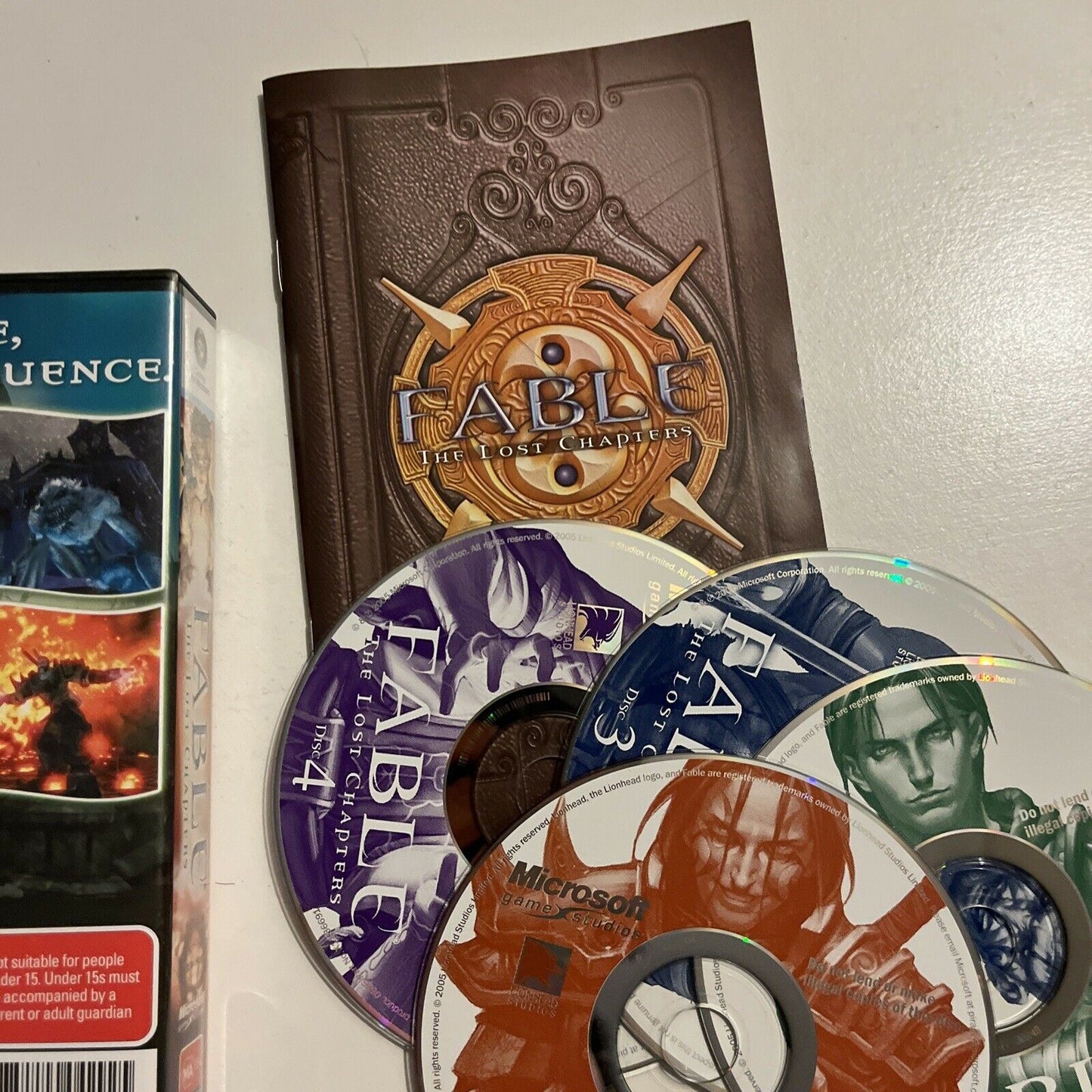 Fable - The Lost Chapter PC CDROM Game 4-Disc Windows