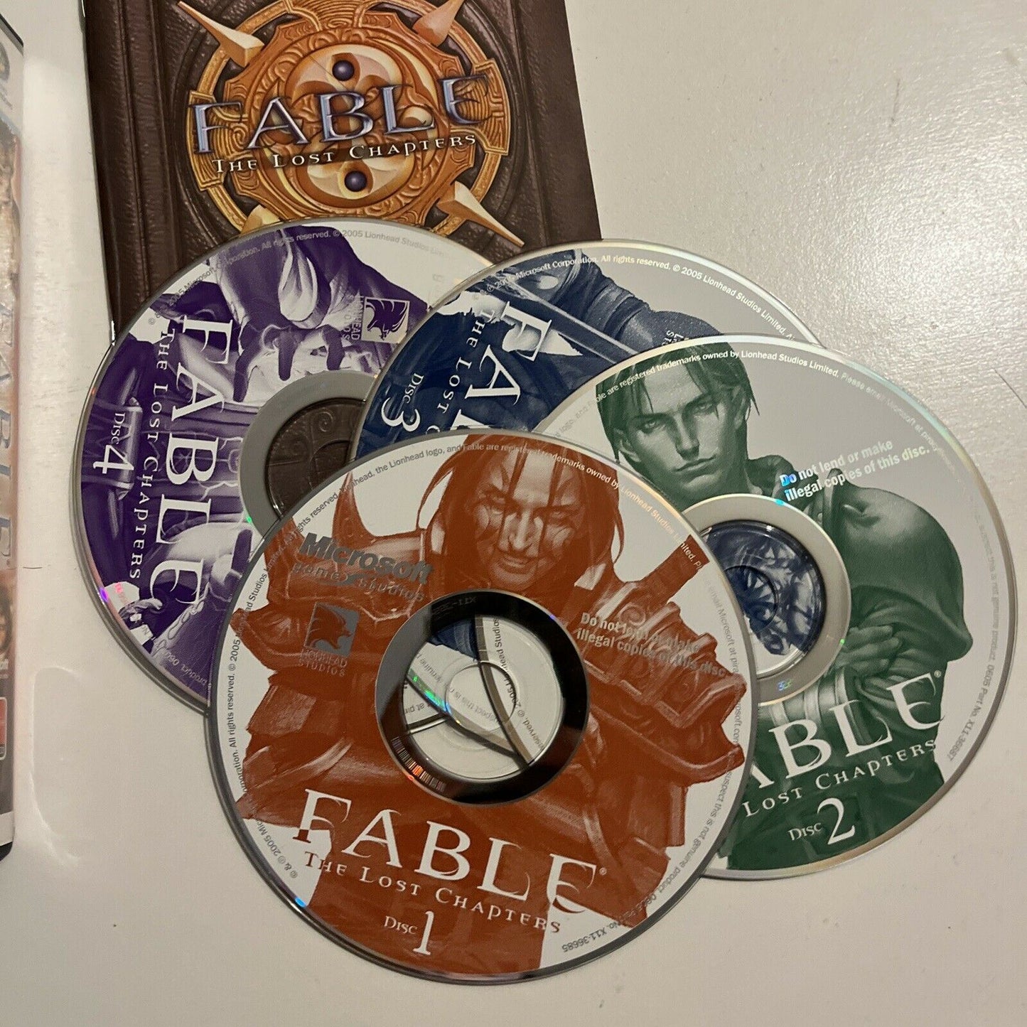 Fable - The Lost Chapter PC CDROM Game 4-Disc Windows