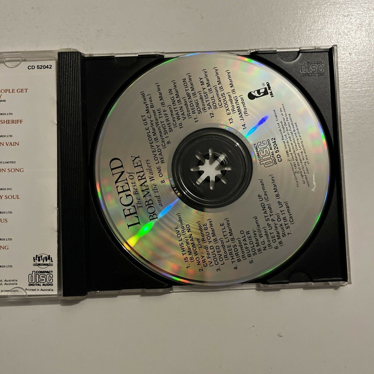 Bob Marley - Legend The Best Of Bob Marley And The Wailers (CD, 1984)