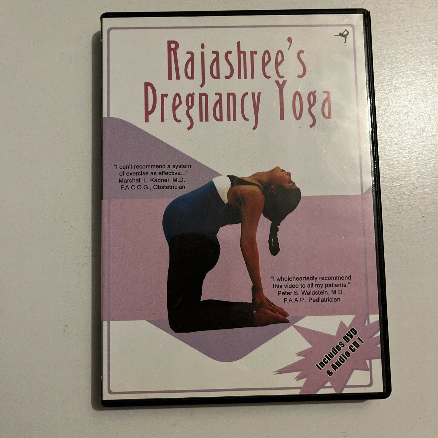 Rajashree's Pregnancy Yoga DVD & CD Prenatal maternity fitness exercise workout