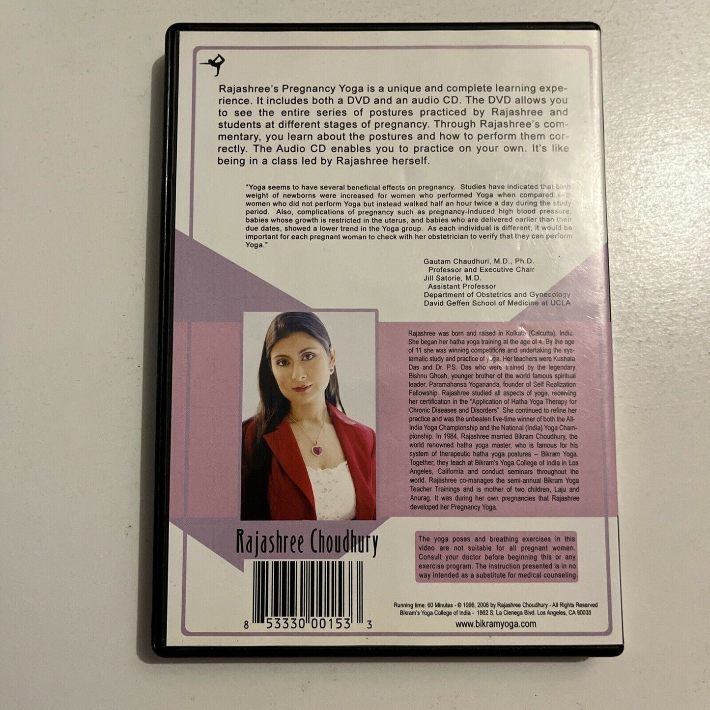 Rajashree's Pregnancy Yoga DVD & CD Prenatal maternity fitness exercise workout