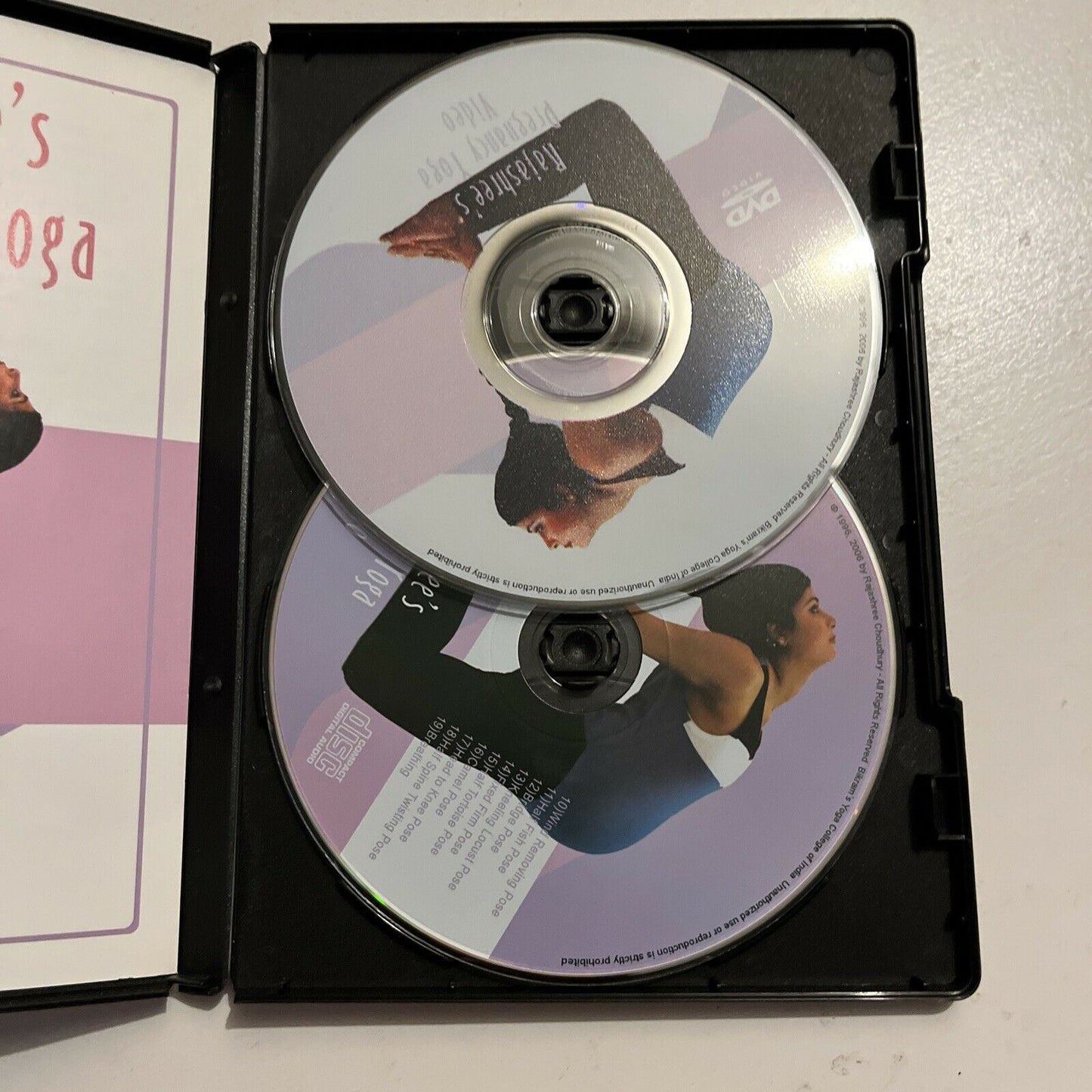 Rajashree's Pregnancy Yoga DVD & CD Prenatal maternity fitness exercise workout