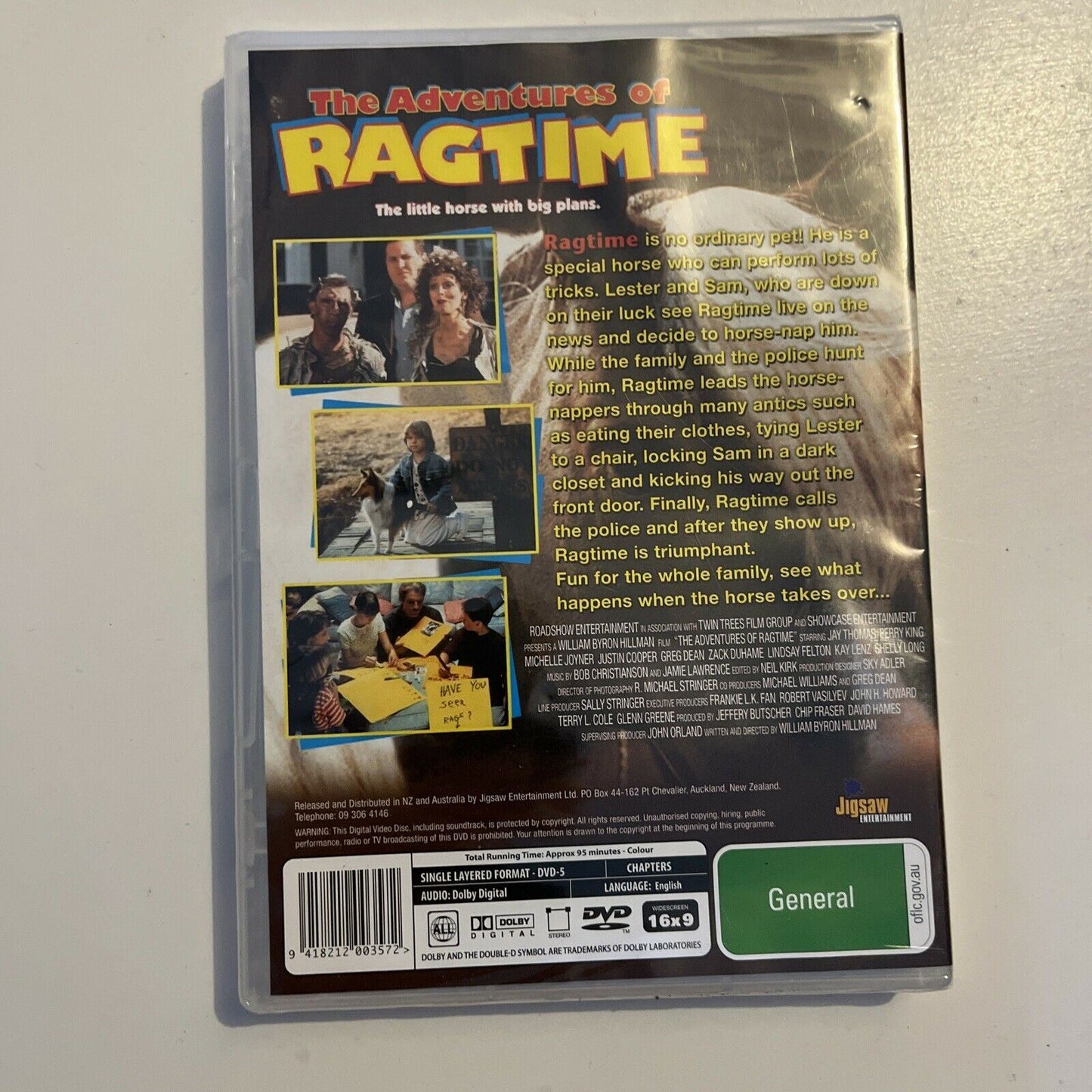 *New Sealed* The Adventures Of Ragtime (DVD, 1998) Jay Thomas All Regions