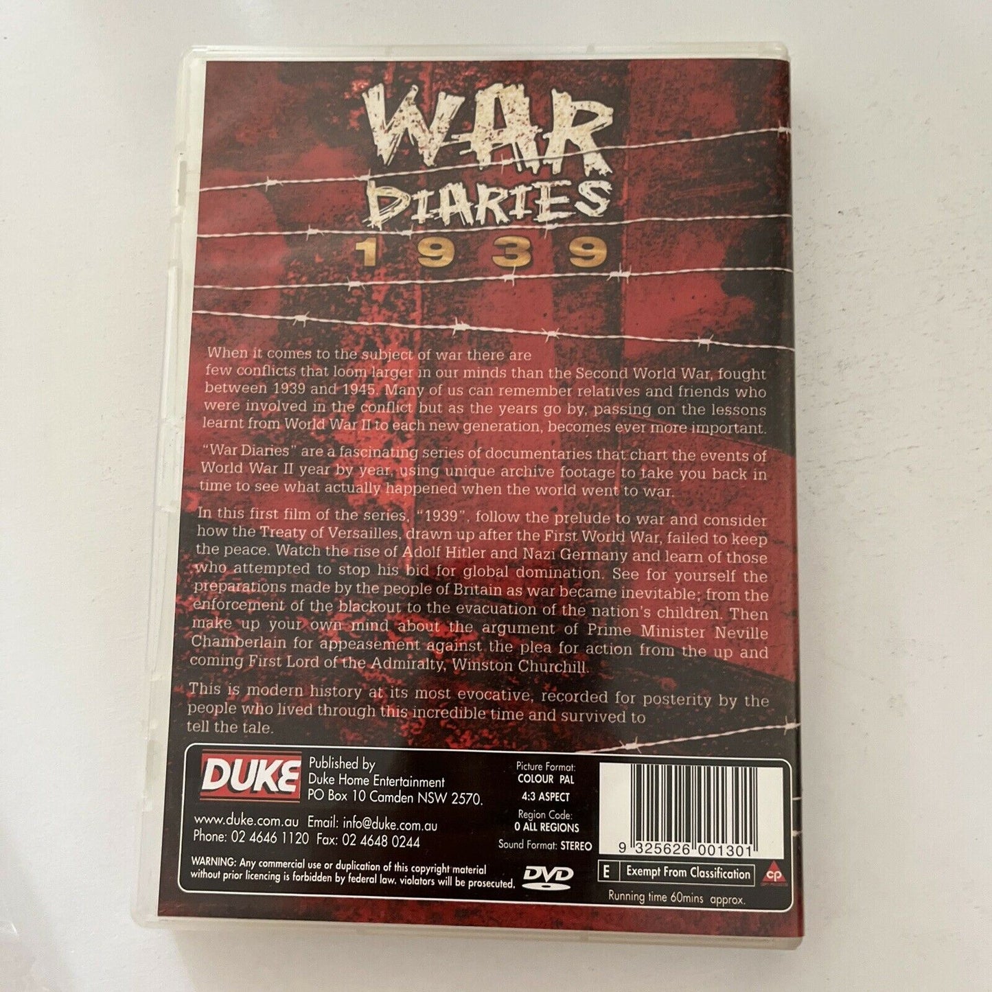 War Diaries - 1939 (DVD) All Regions