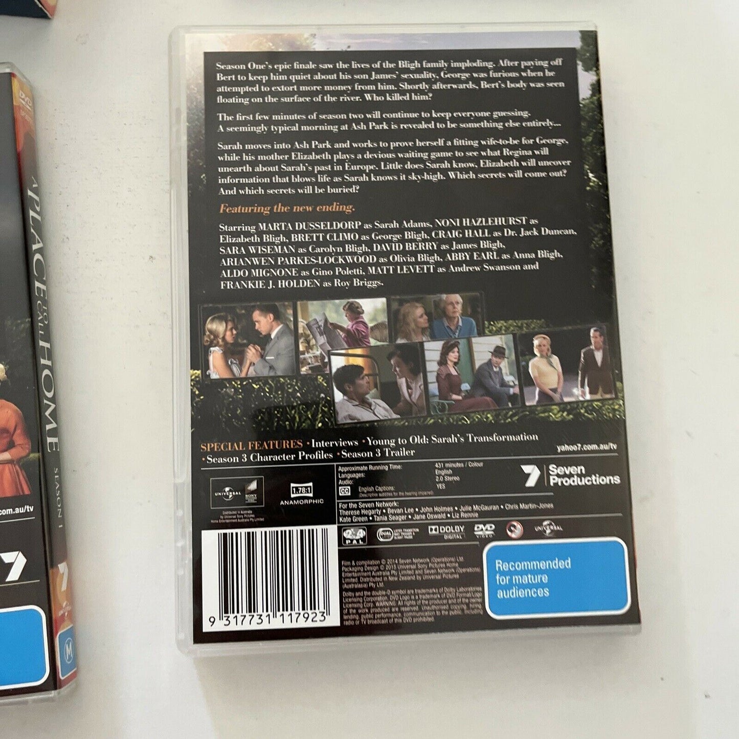 A Place To Call Home : Season 1-3 (DVD, 2016, 10-Disc) Region 4&2