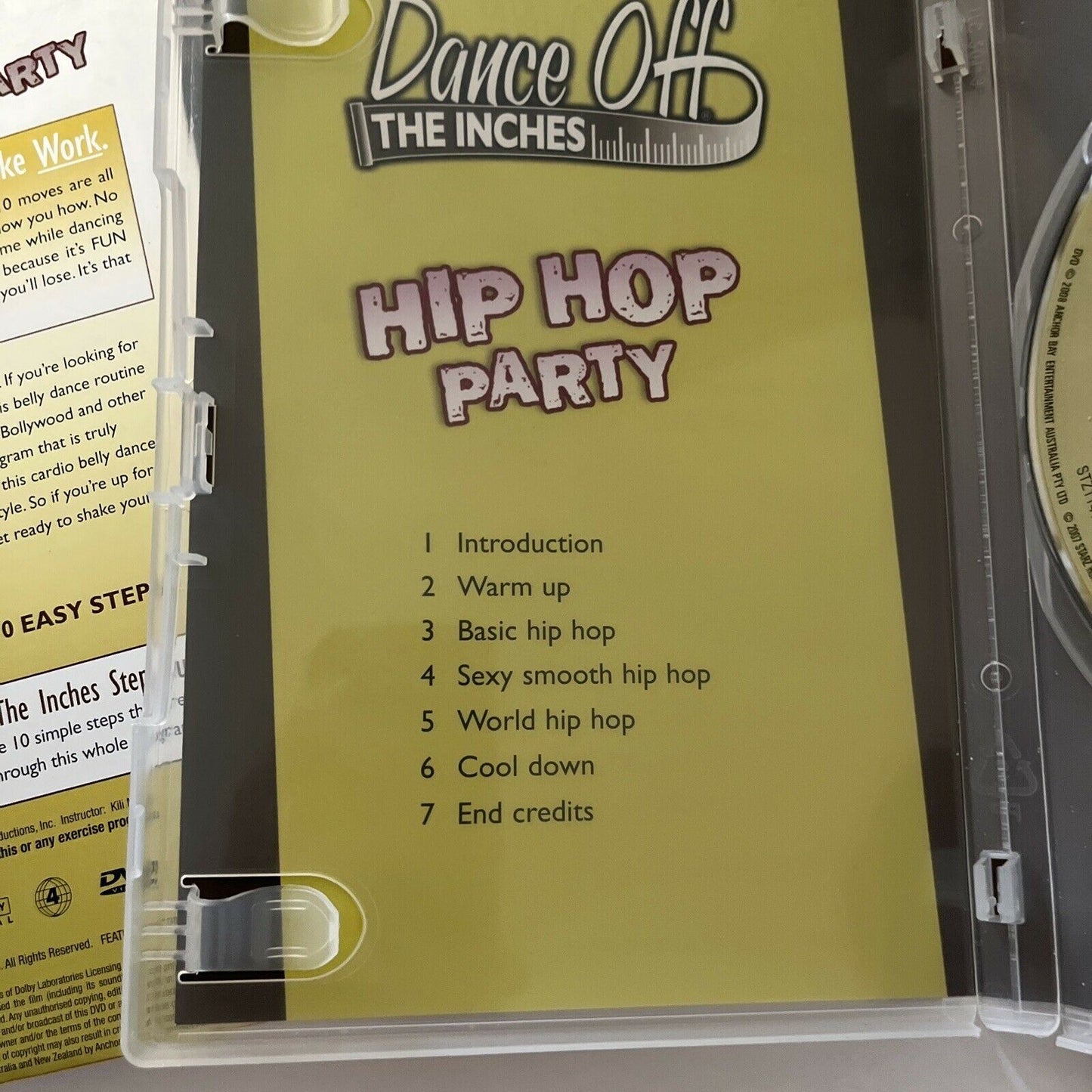 Dance Off The Inches - Hip Hop Party (DVD, 2007) Region 4