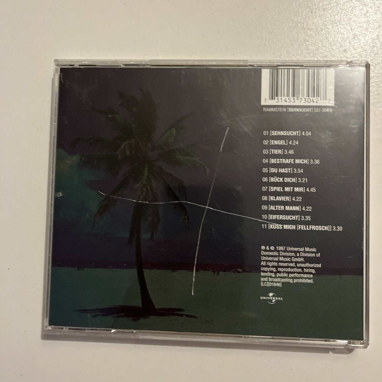 Rammstein - Sehnsucht (CD, 1998)