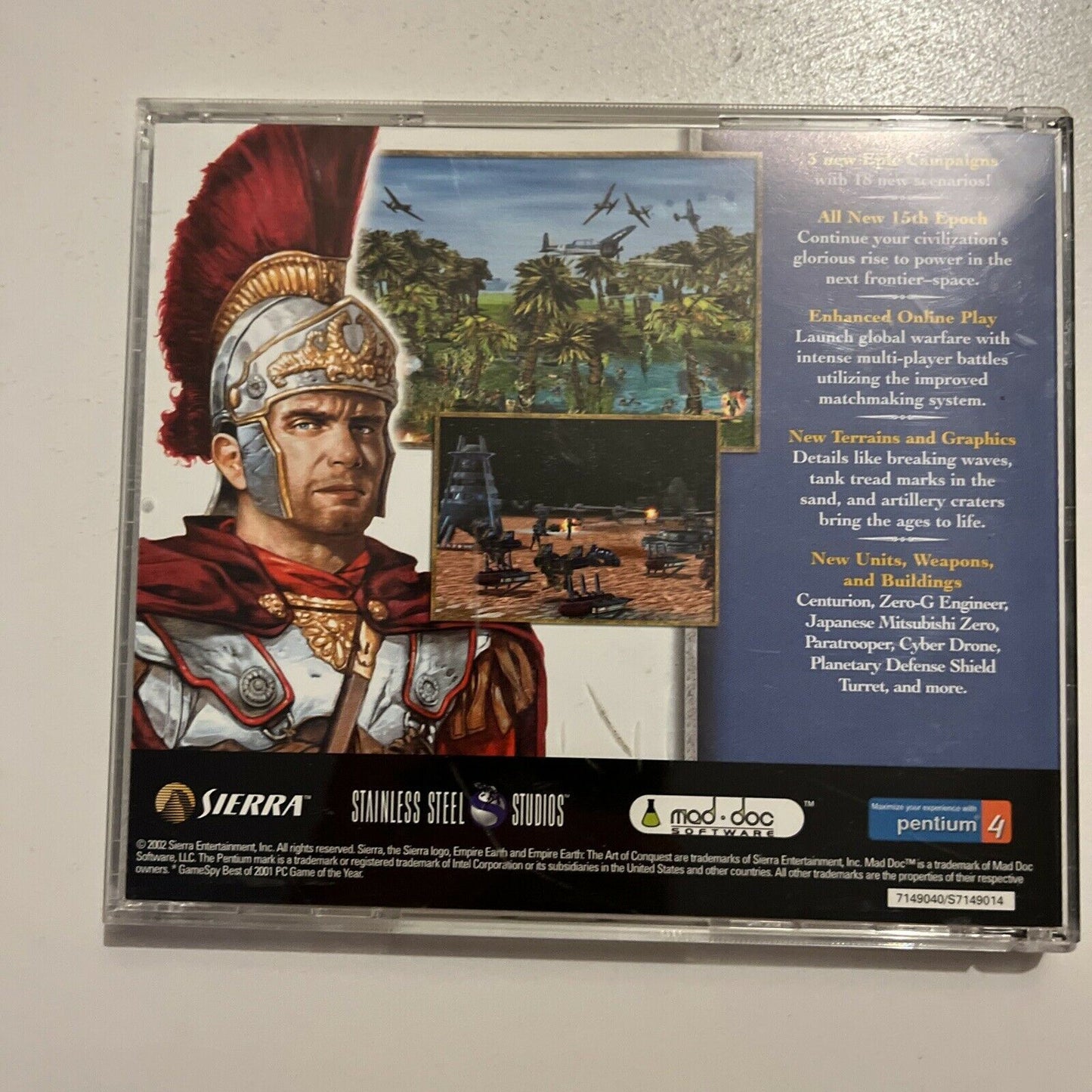 Empire Earth - The Art Of Conquest Expansion PC CDROM Win95/XP/7