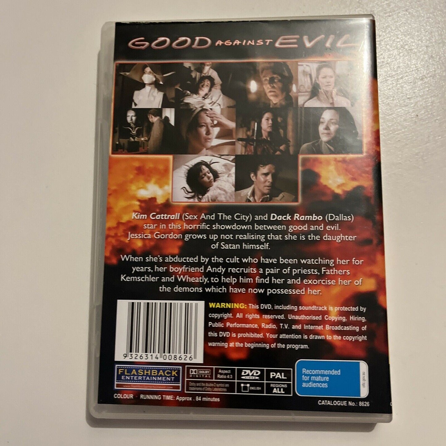 Good Against Evil (DVD, 1977) Kim Cattrall, Dack Rambo. All Regions