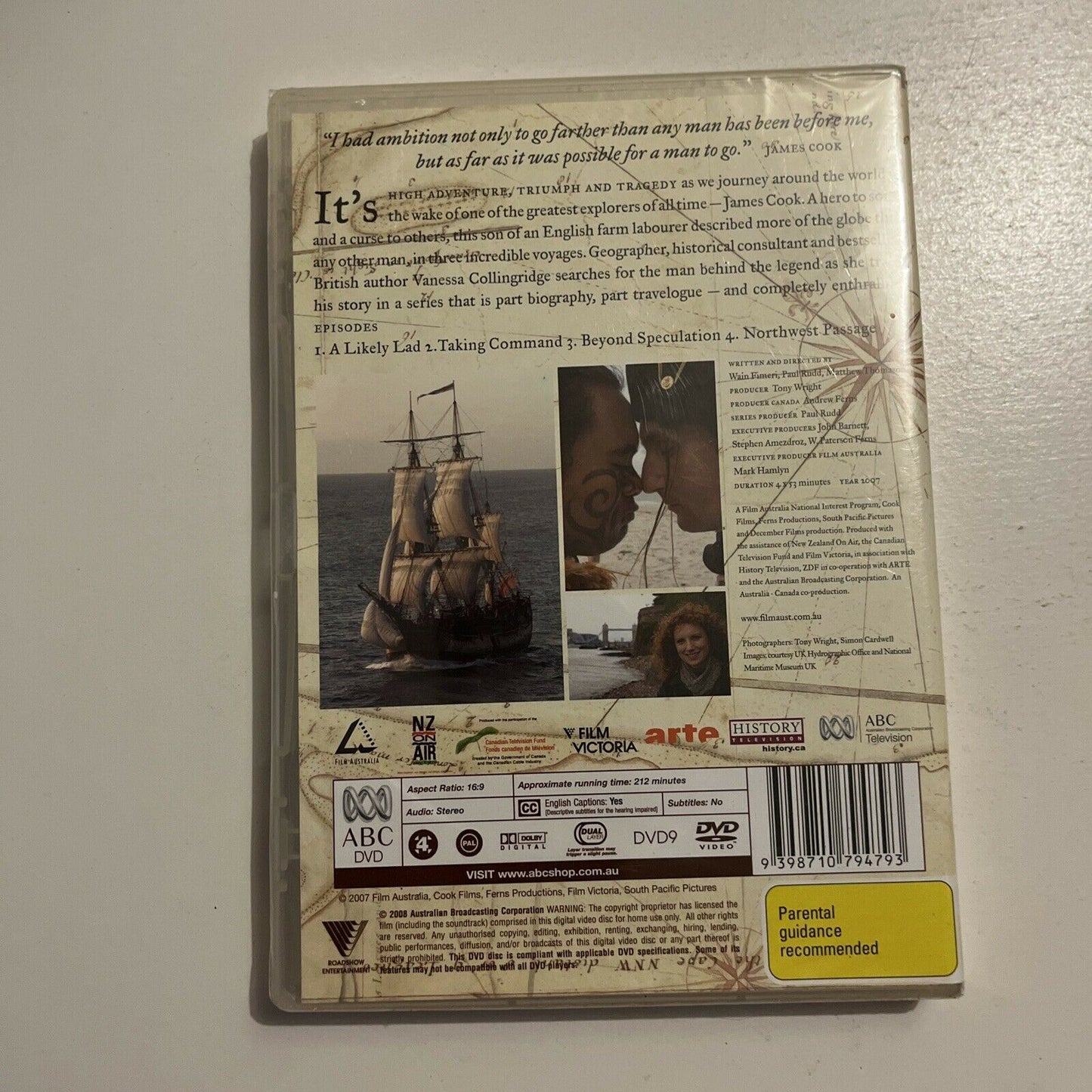 *New Sealed* Captain Cook - Obsession And Discovery (DVD, 2007) Region 4