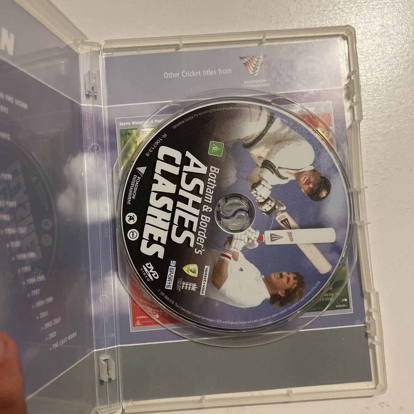 Botham & Border's: Ashes Clashes- 35 Years Of Ashes Action (DVD, 2006) Region 4