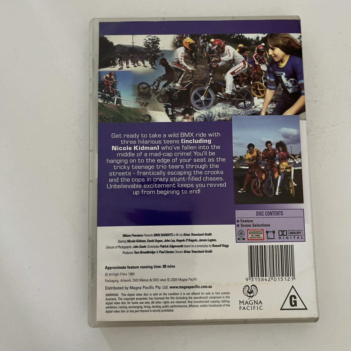 BMX Bandits (DVD, 1983) Nicole Kidman. Region 4