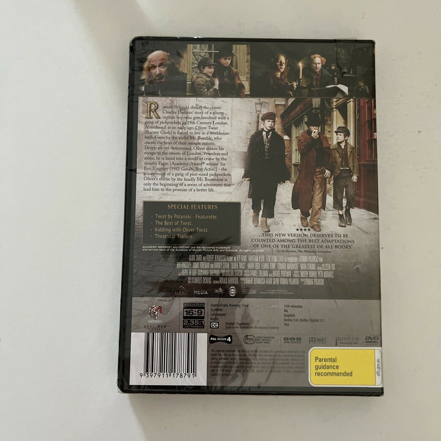 *New Sealed* Oliver Twist (DVD, 2005) Ben Kingsley, Roman Polanski. Region 4