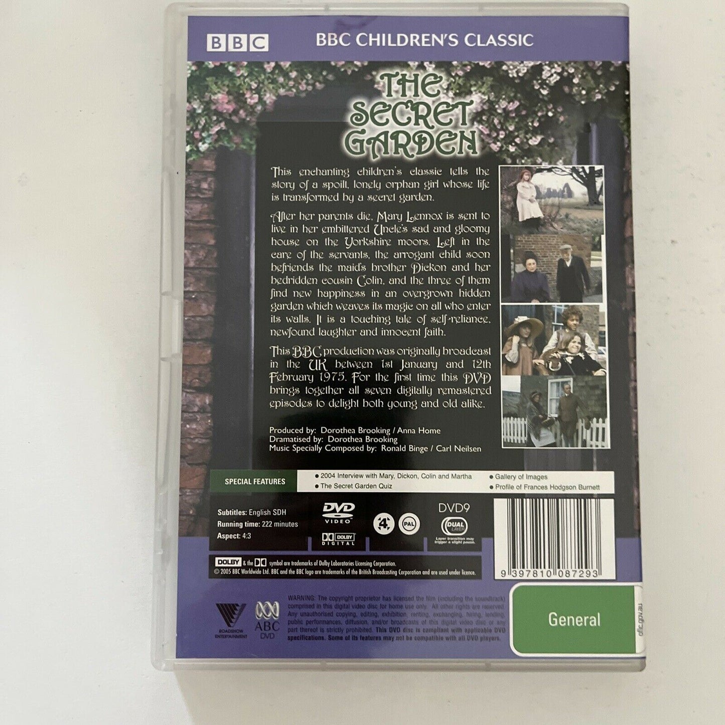 The Secret Garden - BBC Children's Classic (DVD, 1975) Region 4