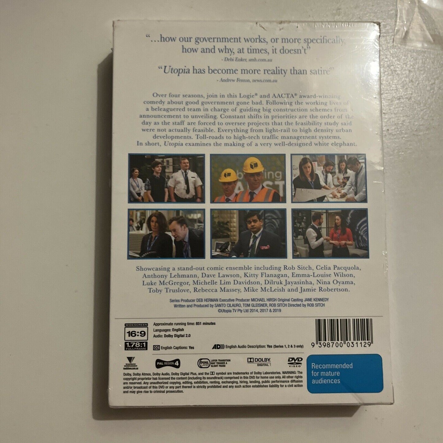 *New Sealed* Utopia: The Collection - Season 1,2,3,4 (DVD, 2019, 8-Disc) Region4