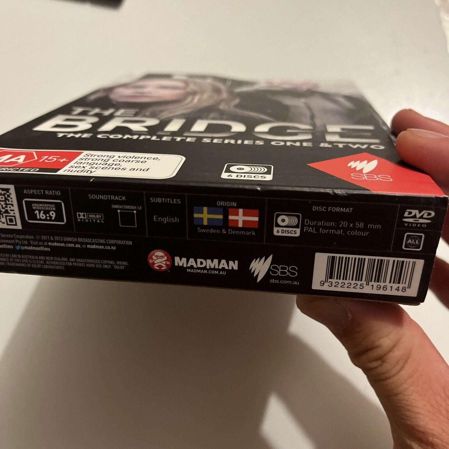 The Bridge : Series 1-2 (DVD, 2013, 6-Disc) Swedish Danish Miniseries All Region