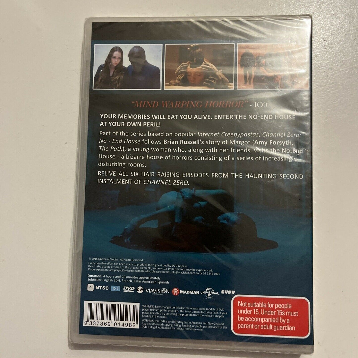 *New Sealed* Channel Zero - No End House : Season 2 (DVD, 2018, 2-Disc) Region 4